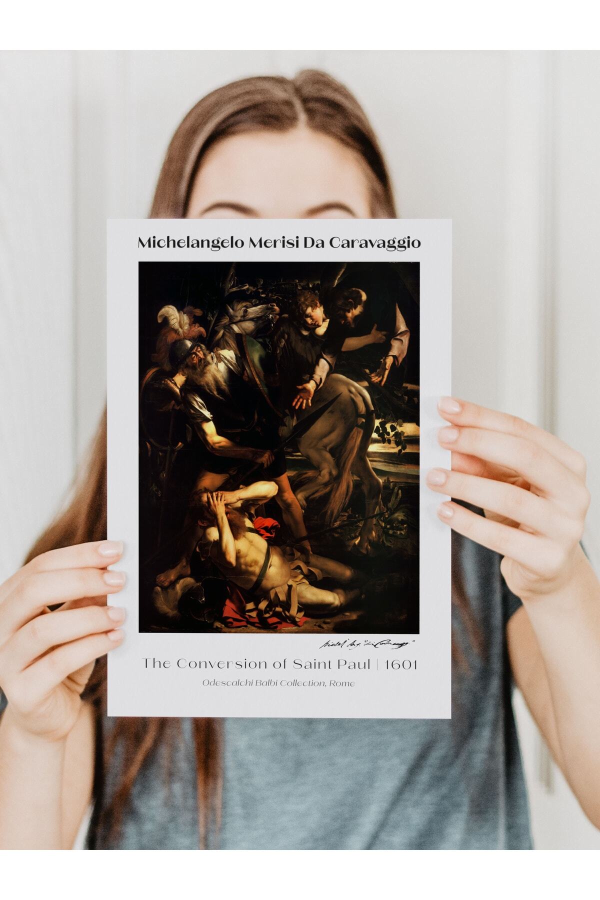 Caravaggio Duvar Posteri - Duvar Dekoru - Sanat Serisi Posterleri - Kalın Kuşe Kağıt - Çerçevesiz