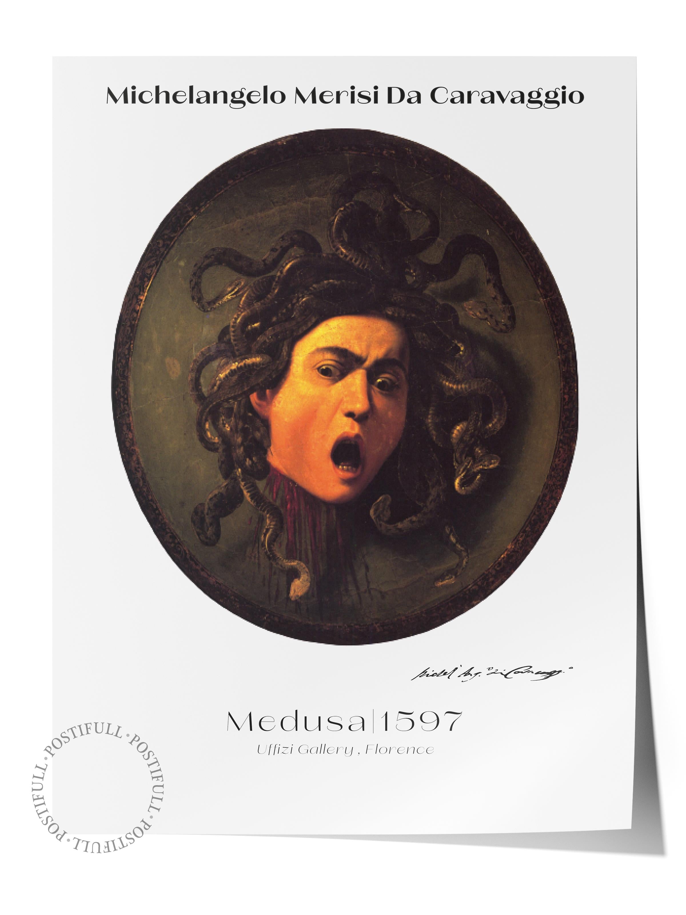 Caravaggio Duvar Posteri - Duvar Dekoru - Sanat Serisi Posterleri - Kalın Kuşe Kağıt - Çerçevesiz