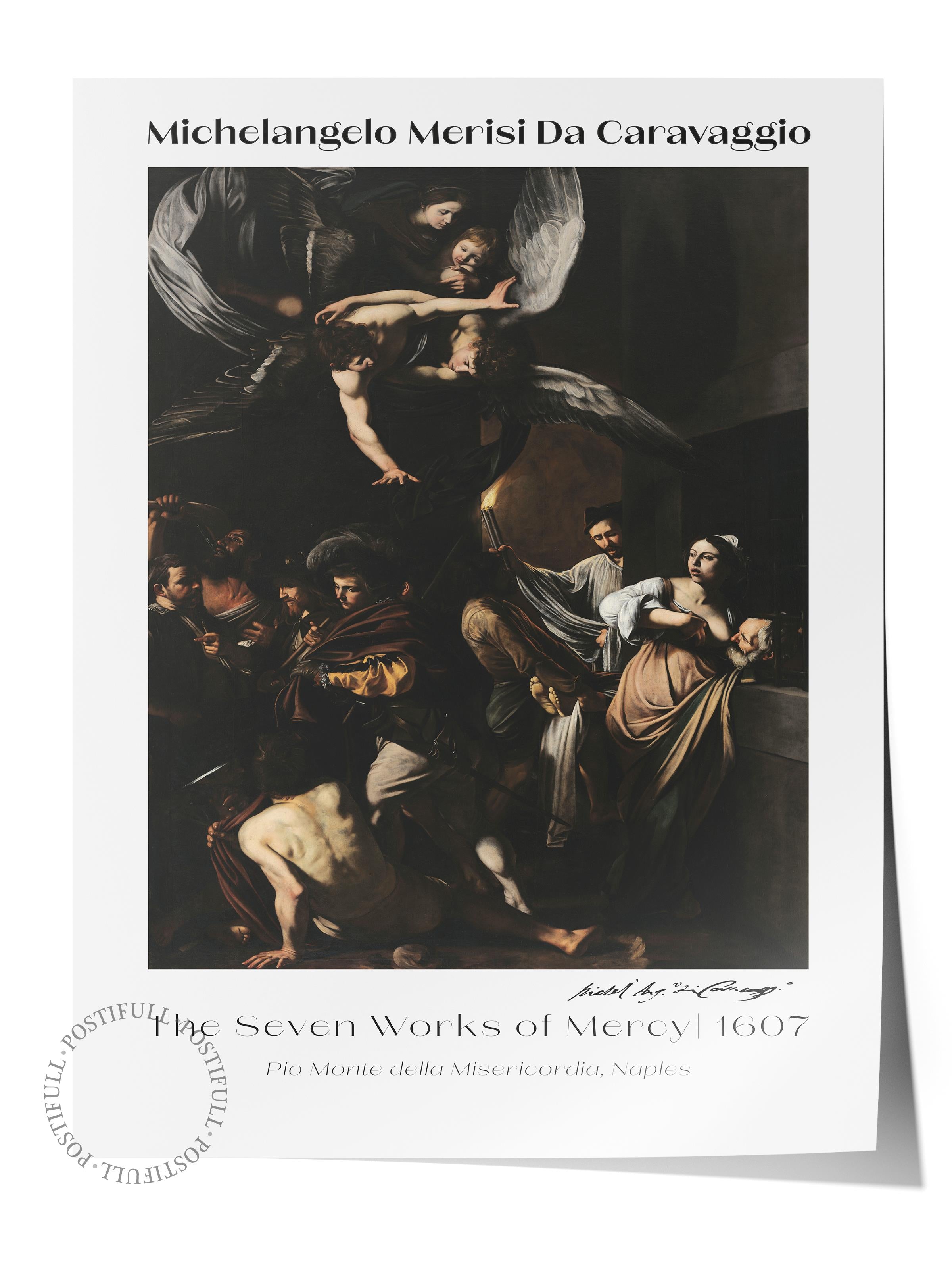 Caravaggio Duvar Posteri - Duvar Dekoru - Sanat Serisi Posterleri - Kalın Kuşe Kağıt - Çerçevesiz