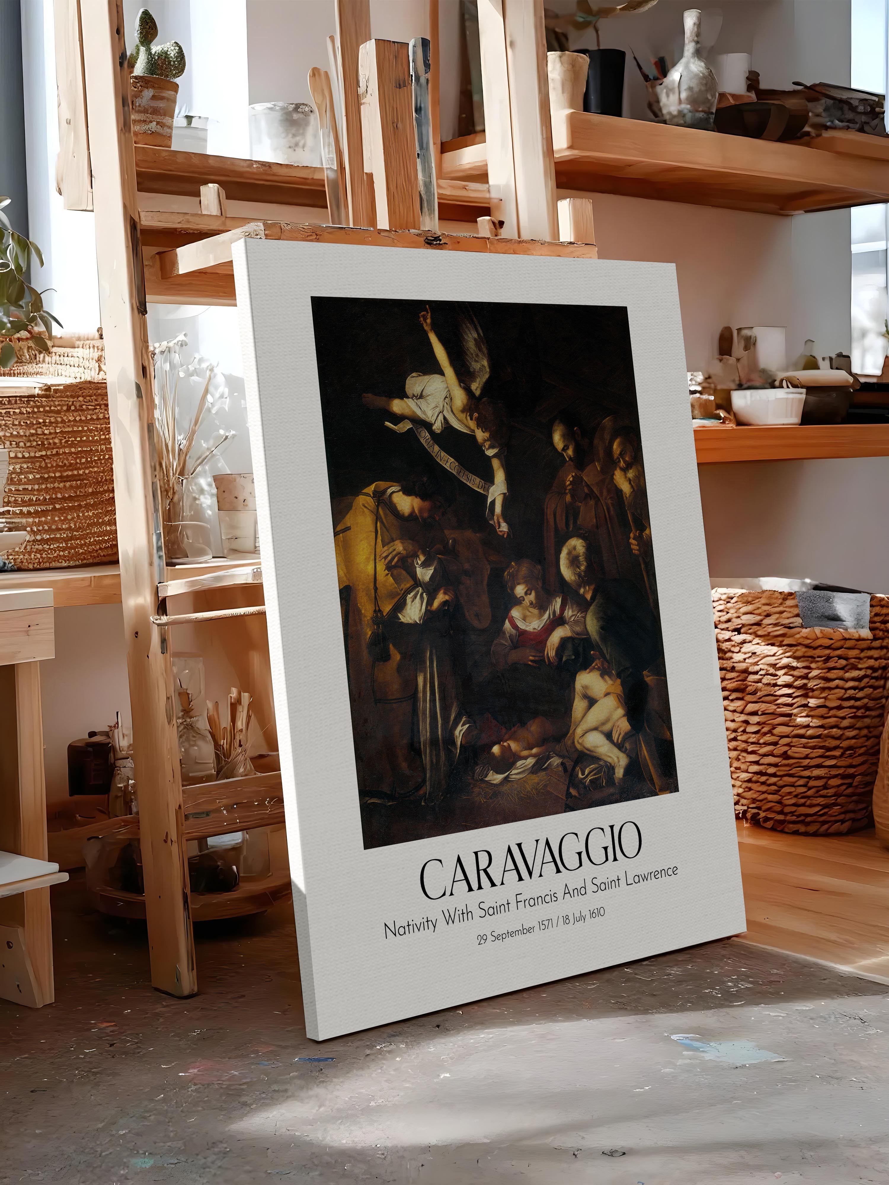 Caravaggio, Kanvas Tablo, Sanat Serisi NO:111645