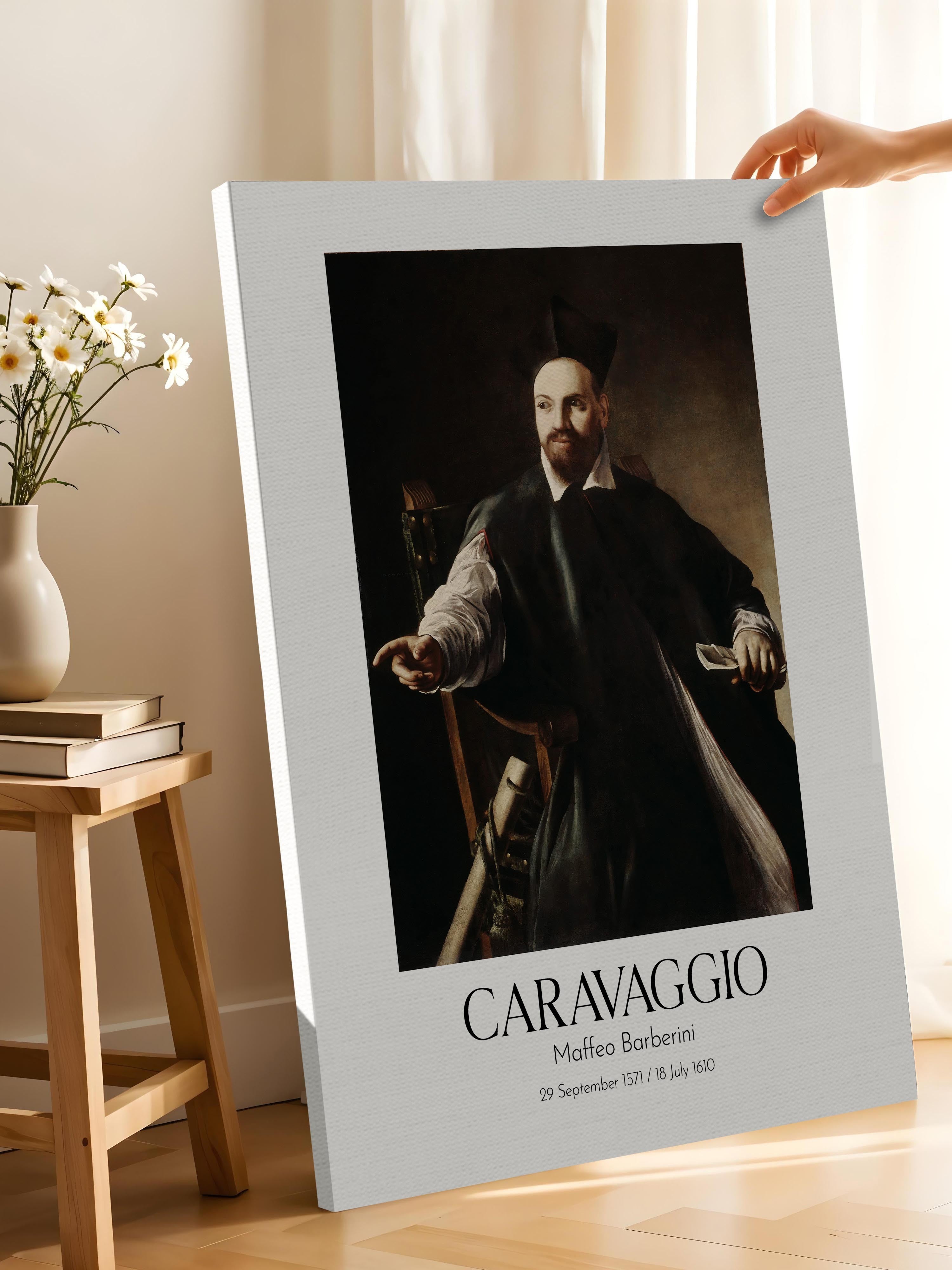 Caravaggio - Maffeo Barberini, Kanvas Tablo, Sanat Serisi NO:111639