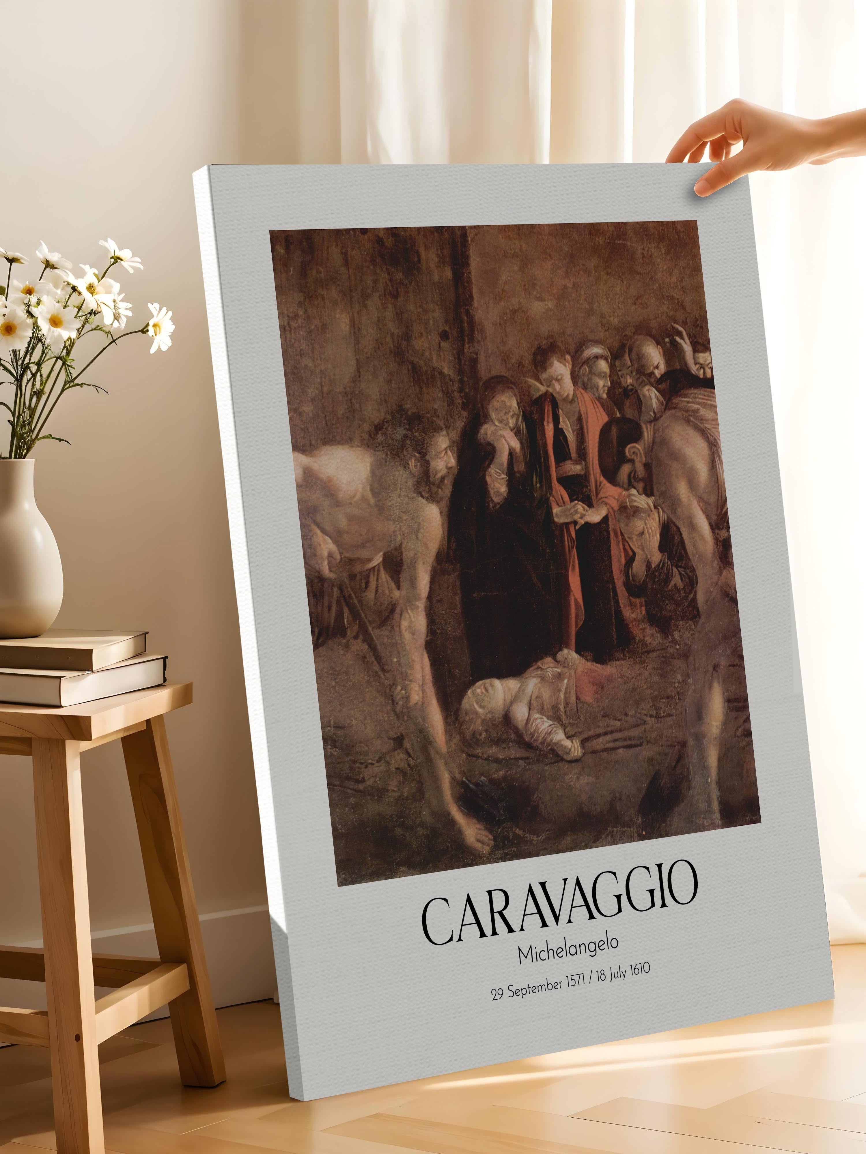 Caravaggio - Michelangelo, Kanvas Tablo, Sanat Serisi NO:111642