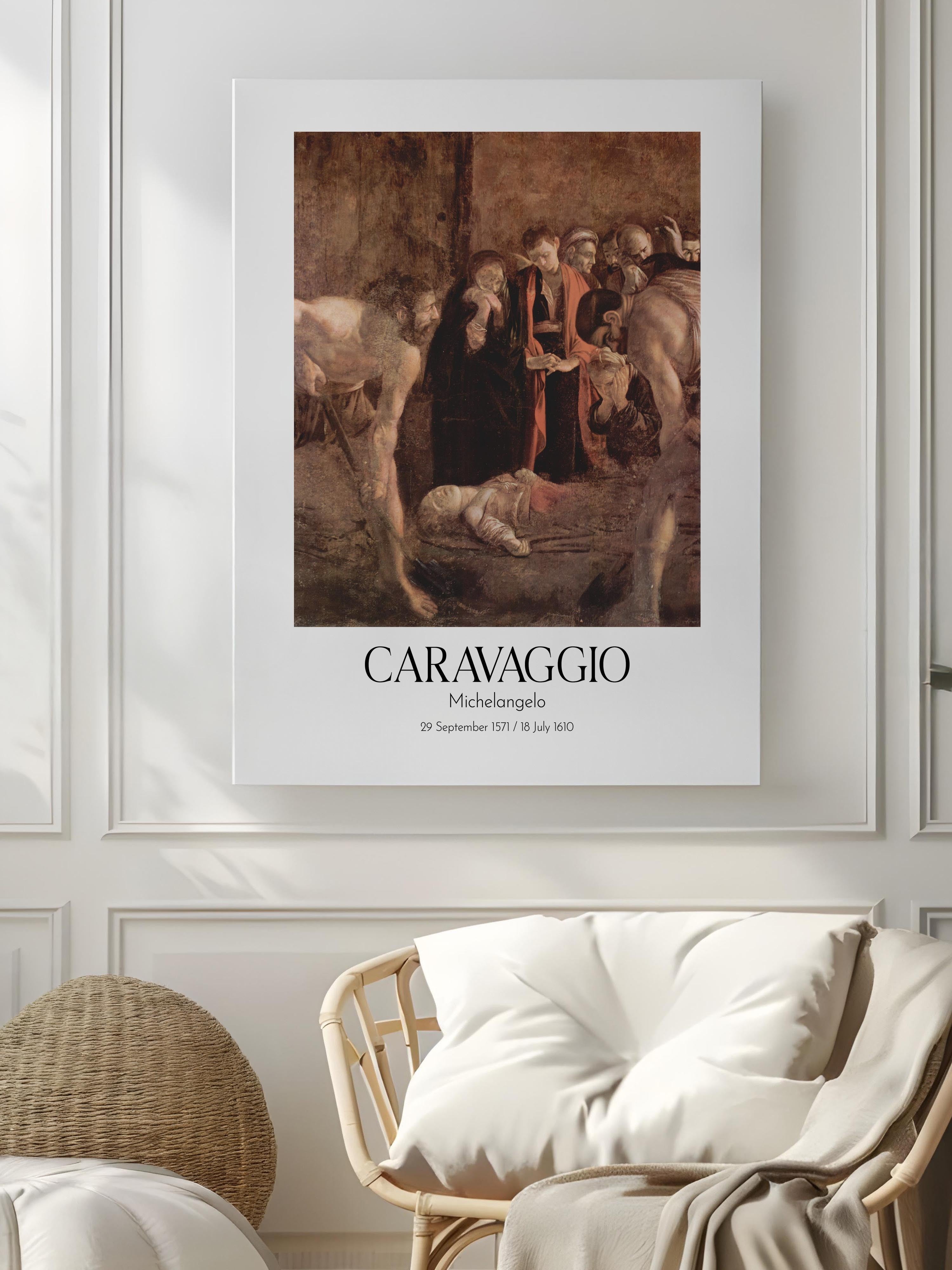 Caravaggio - Michelangelo, Kanvas Tablo, Sanat Serisi NO:111642