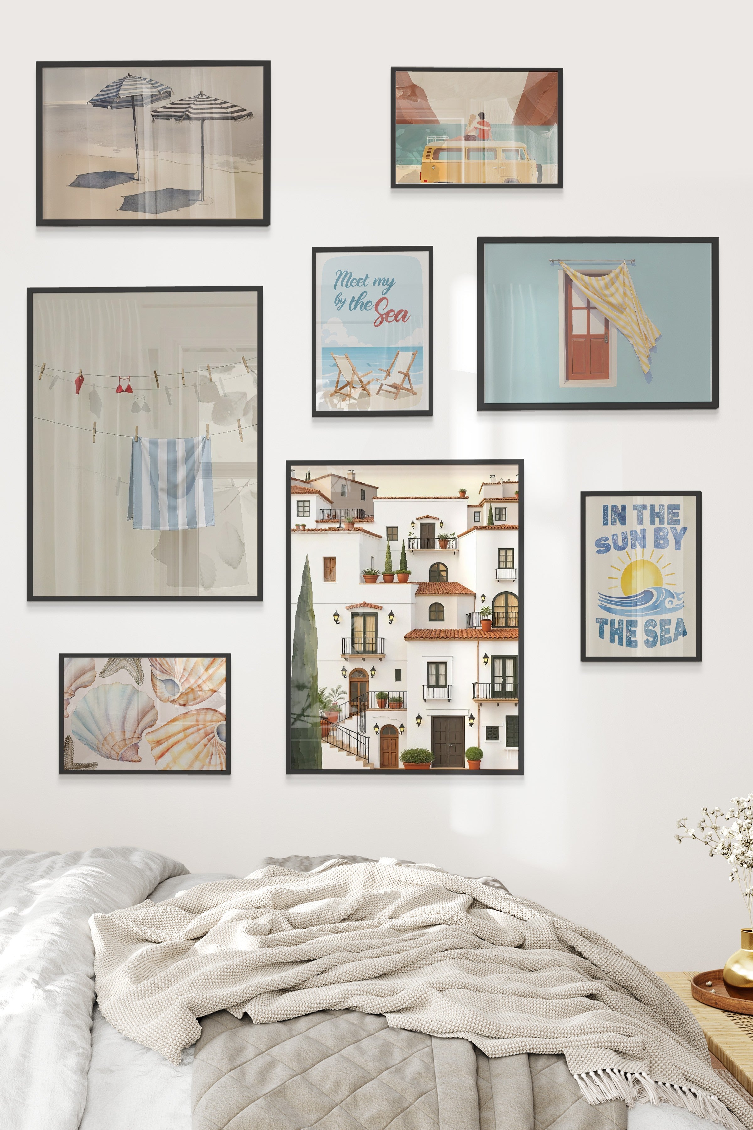 Kahverengi Yaz Temalı Galeri Seti NO:068