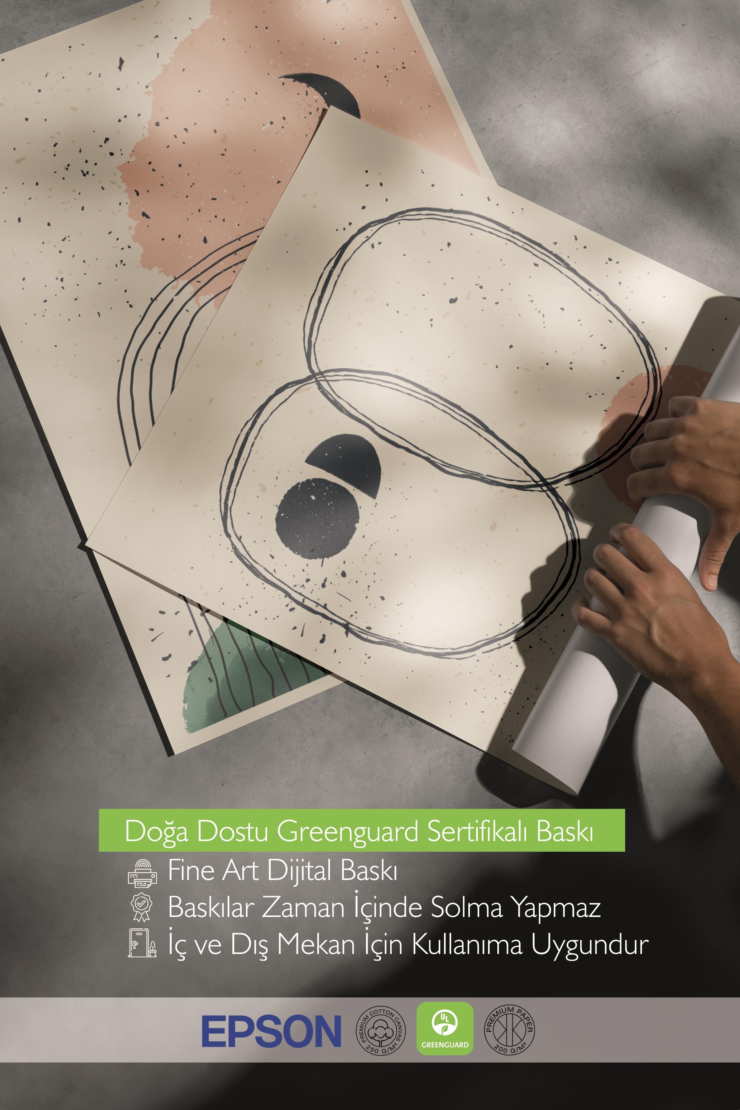 Çerçeveli Tablo Seti, 3 Adet Siyah Çerçeve ve Geometrik Boho Temalı Poster Seti, No:300671