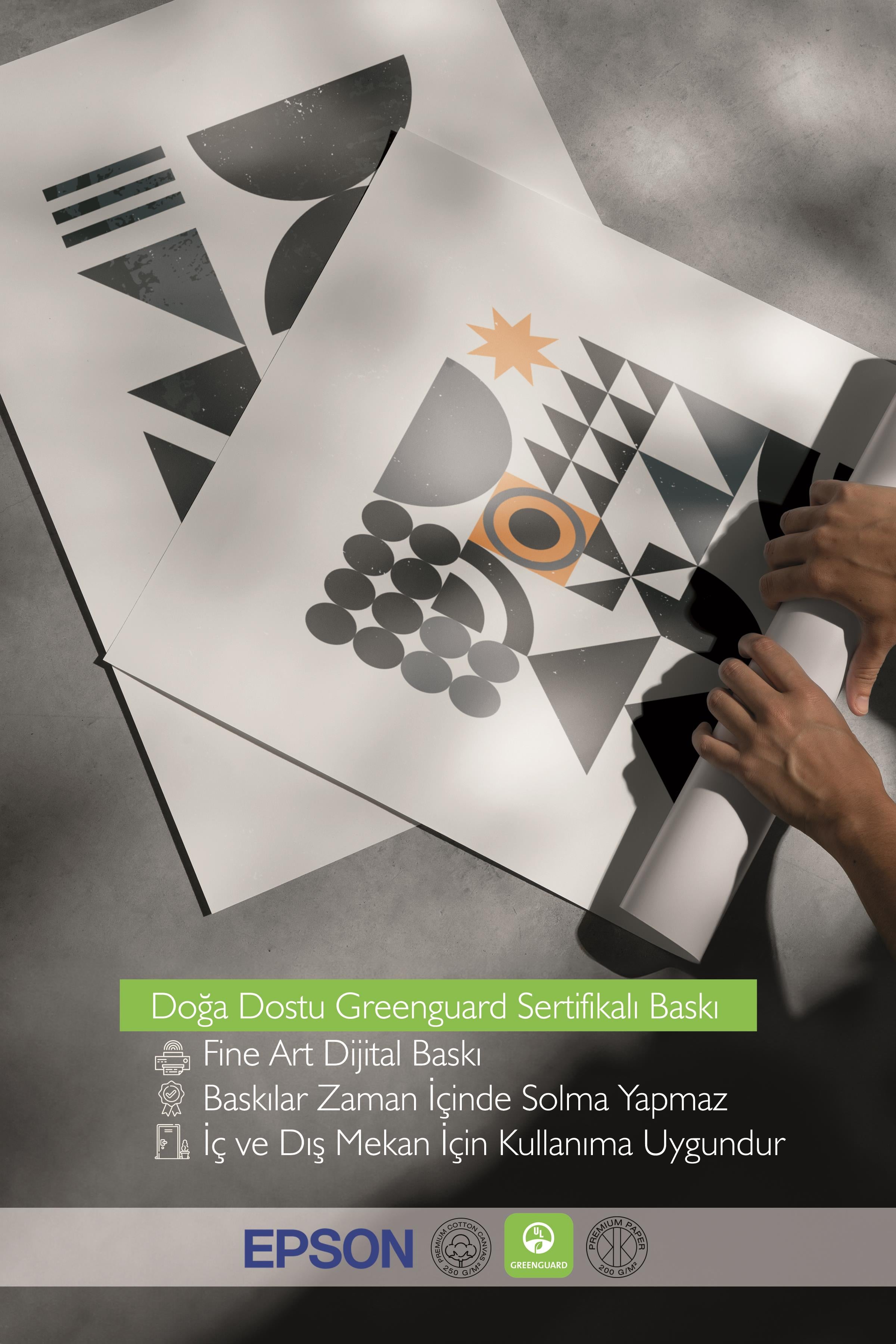 Çerçeveli Tablo Seti, 3 Adet Siyah Çerçeve ve Geometrik Temalı Poster Seti, Duvar Tablosu No:300643