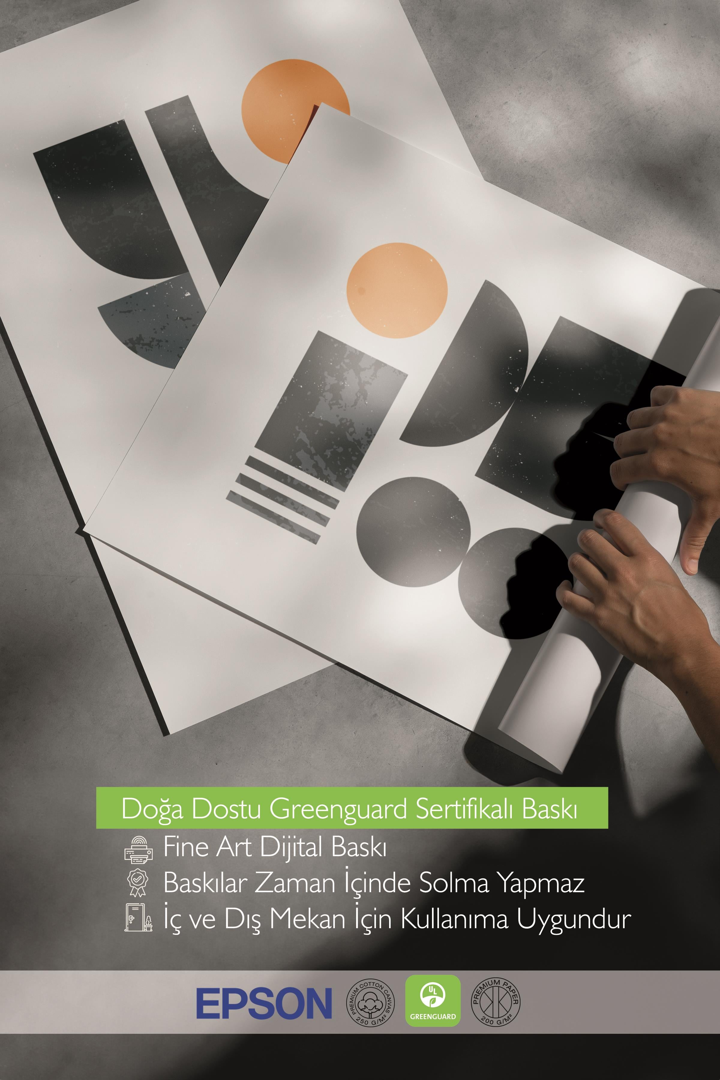 Çerçeveli Tablo Seti, 3 Adet Siyah Çerçeve ve Geometrik Temalı Poster Seti, Duvar Tablosu No:300644