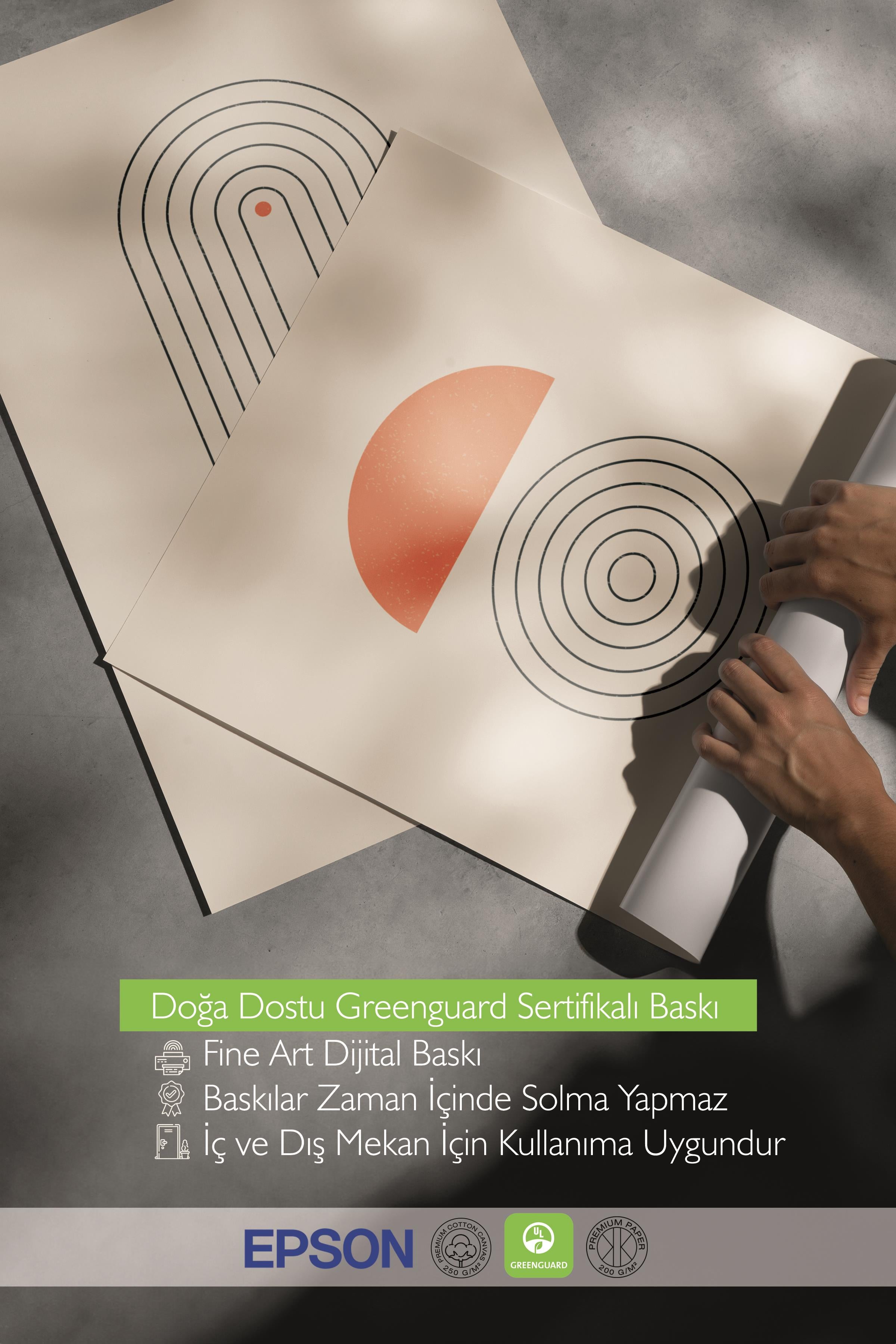 Çerçeveli Tablo Seti, 3 Adet Siyah Çerçeve ve Geometrik Temalı Poster Seti, Duvar Tablosu No:300646