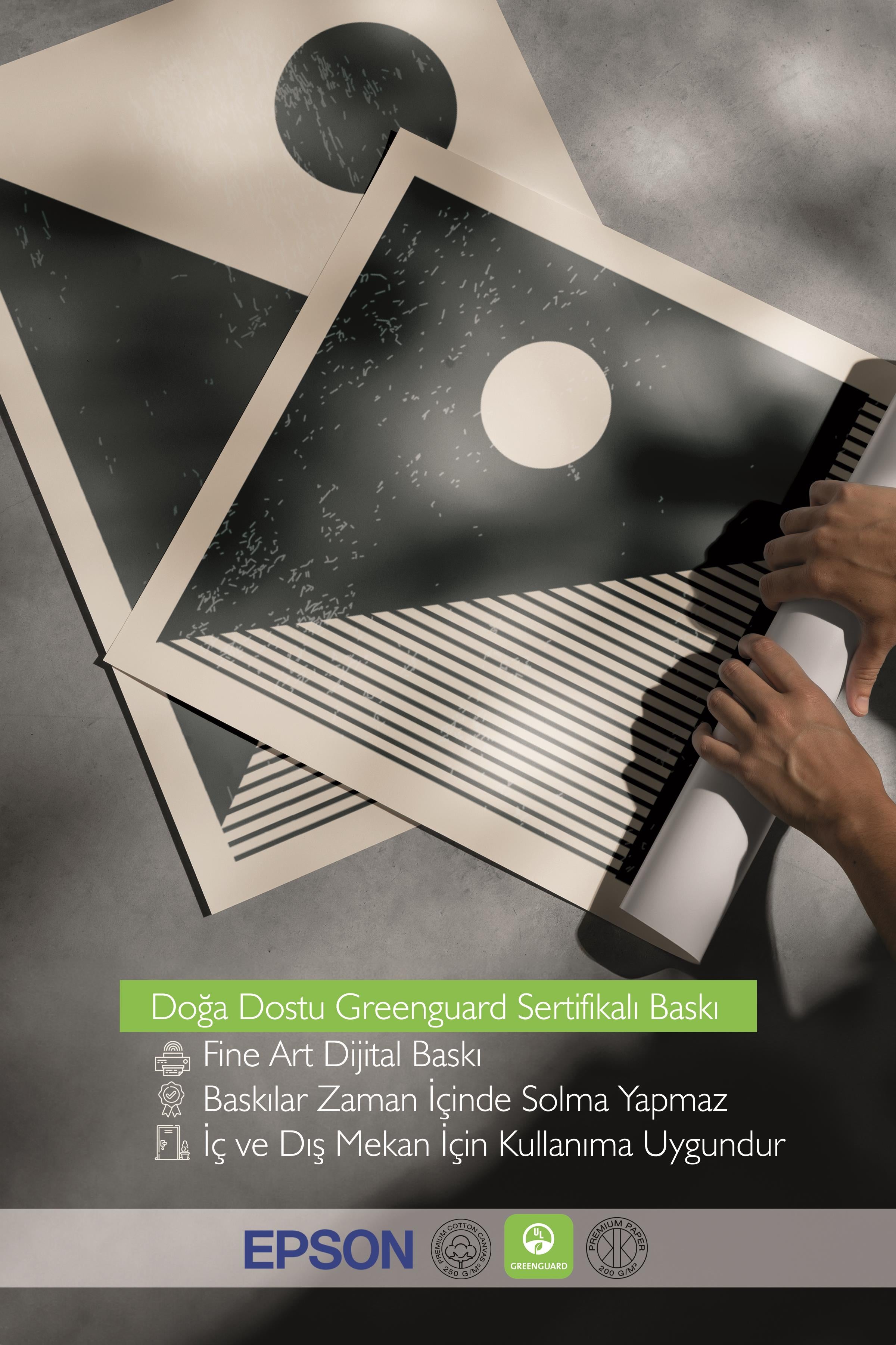 Çerçeveli Tablo Seti, 3 Adet Siyah Çerçeve ve Geometrik Temalı Poster Seti, Duvar Tablosu No:300650