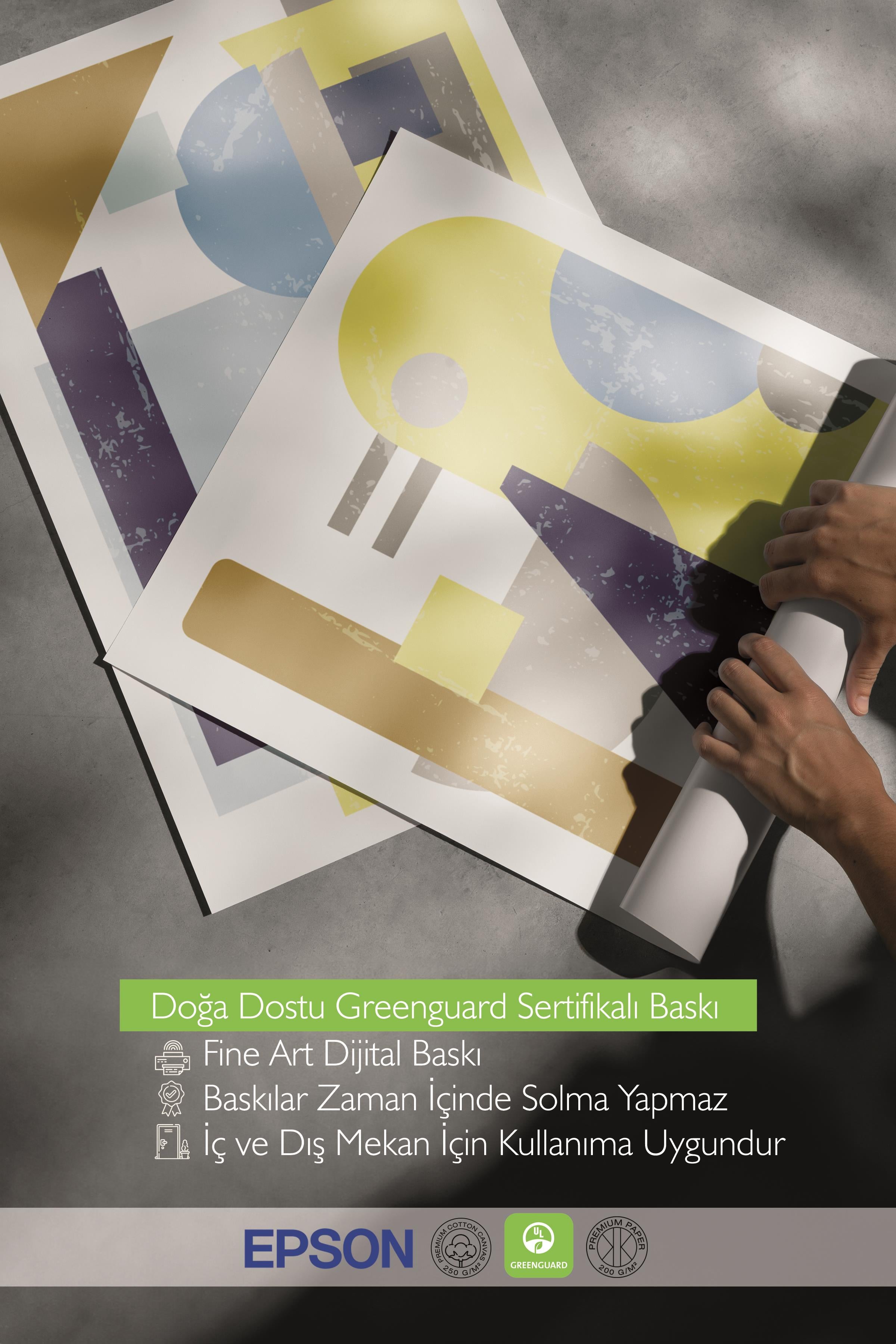 Çerçeveli Tablo Seti, 3 Adet Siyah Çerçeve ve Geometrik Temalı Poster Seti, Duvar Tablosu No:300663