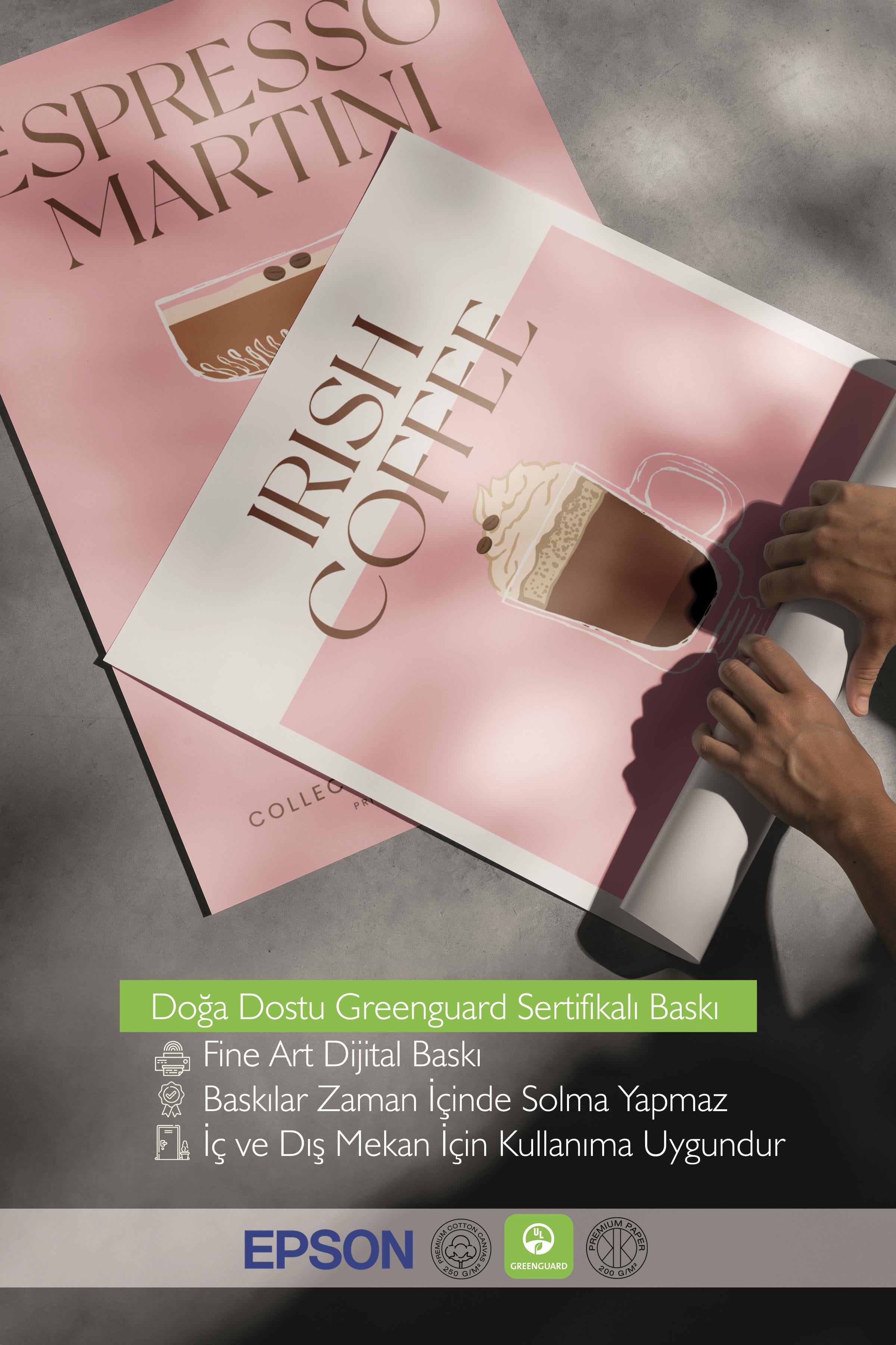 Çerçeveli Tablo Seti, 3 Adet Siyah Çerçeve ve Kokteyl Çizim Temalı Poster Seti, No:300538