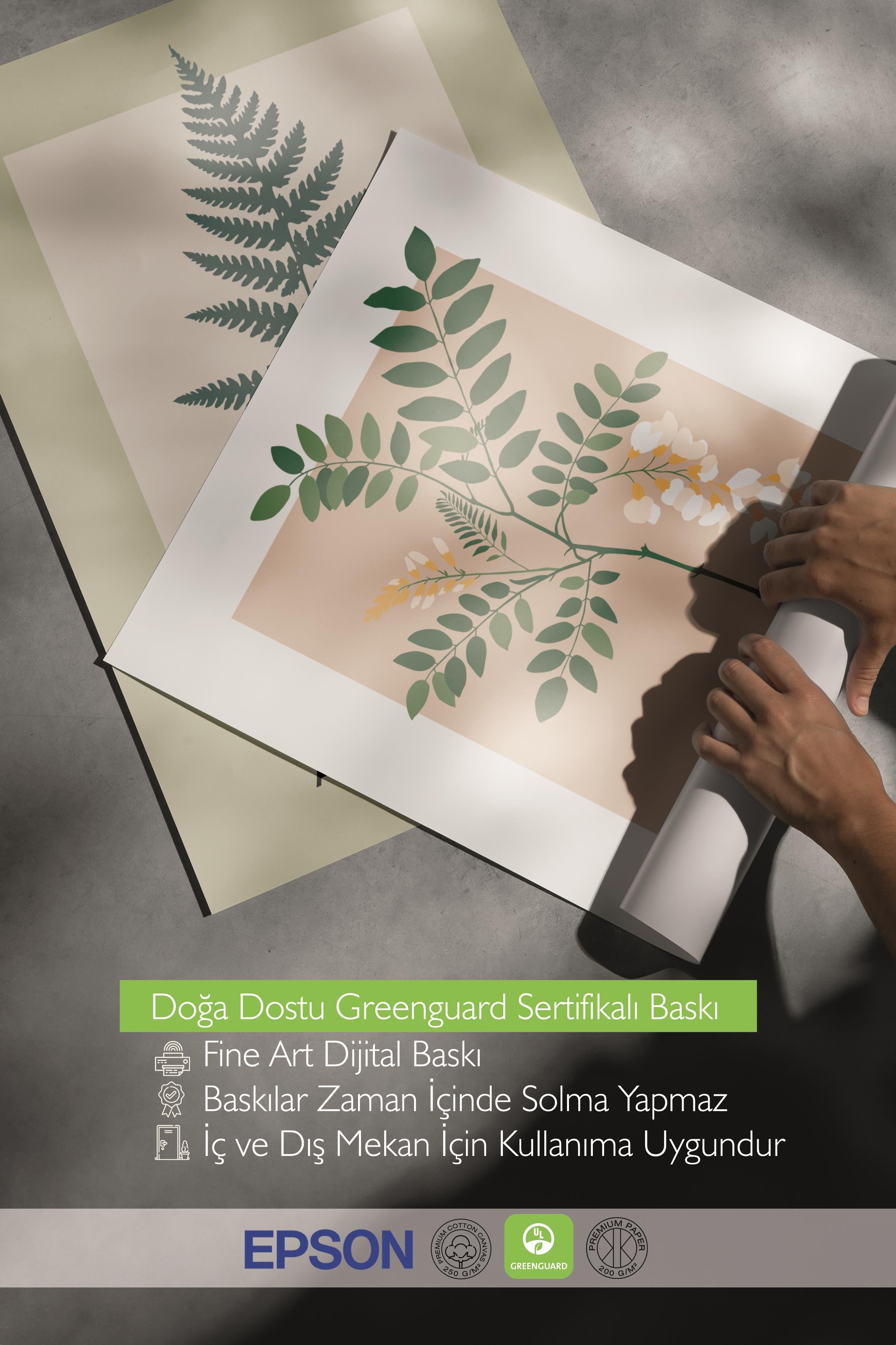 Çerçeveli Tablo Seti, 3 Adet Siyah Çerçeve ve Minimalist Çiçekler Temalı Poster Seti, No:300485