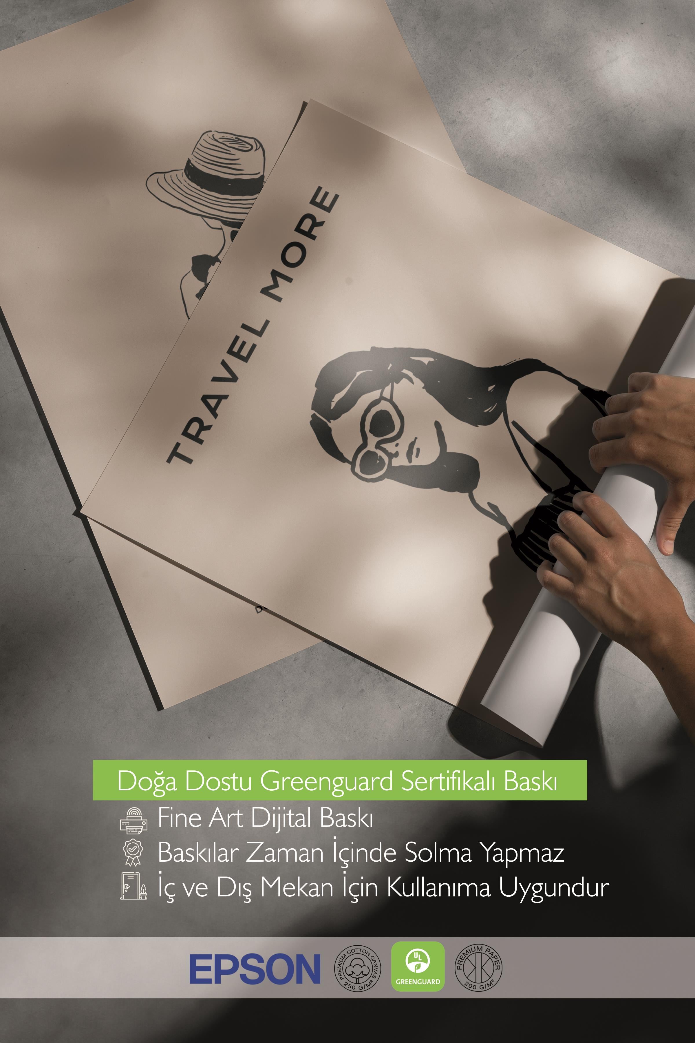 Çerçeveli Tablo Seti, 3 Adet Siyah Çerçeve ve Minimalist Çizim Temalı Poster Seti, No:300518