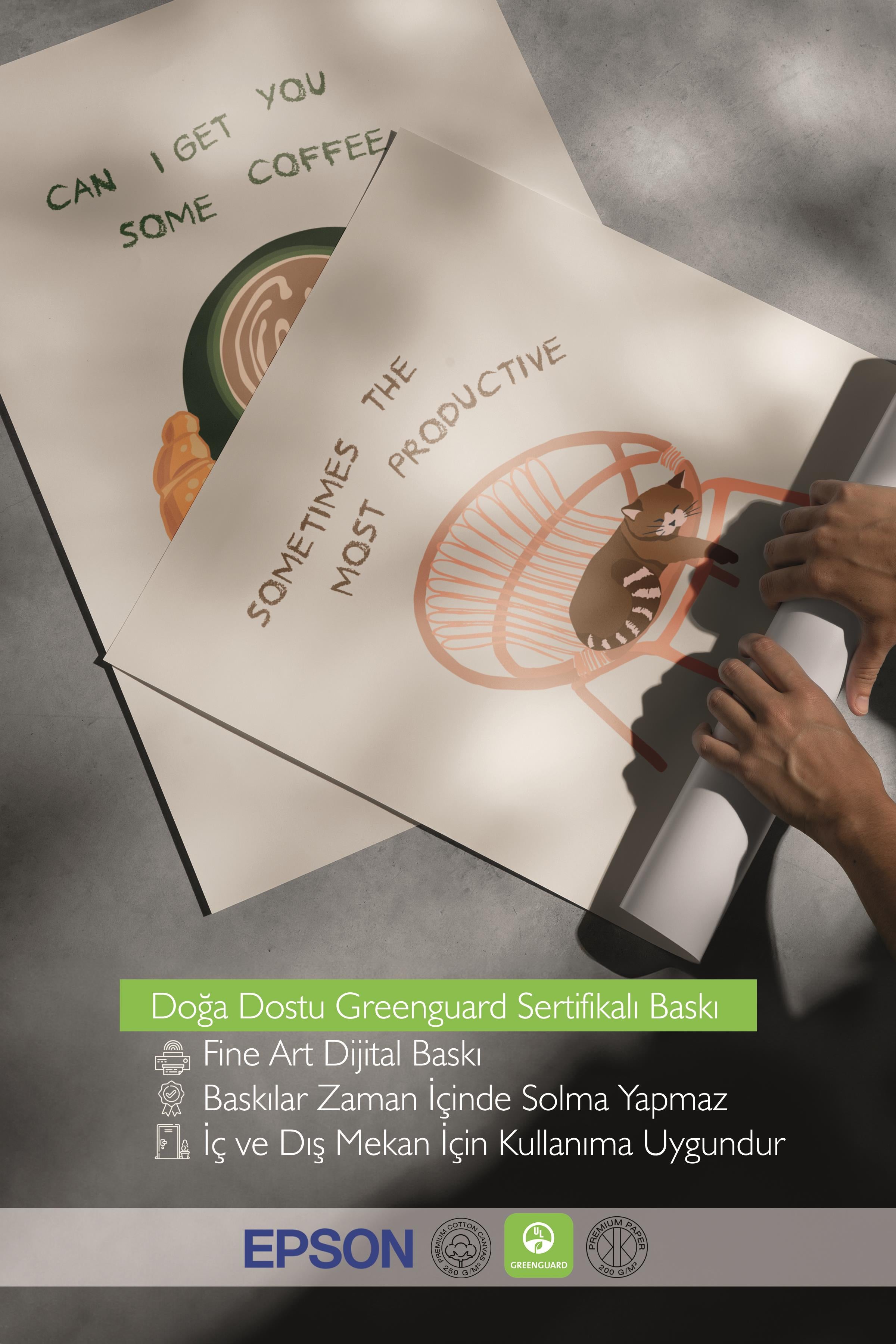 Çerçeveli Tablo Seti, 3 Adet Siyah Çerçeve ve Minimalist Çizim Temalı Poster Seti, No:300531