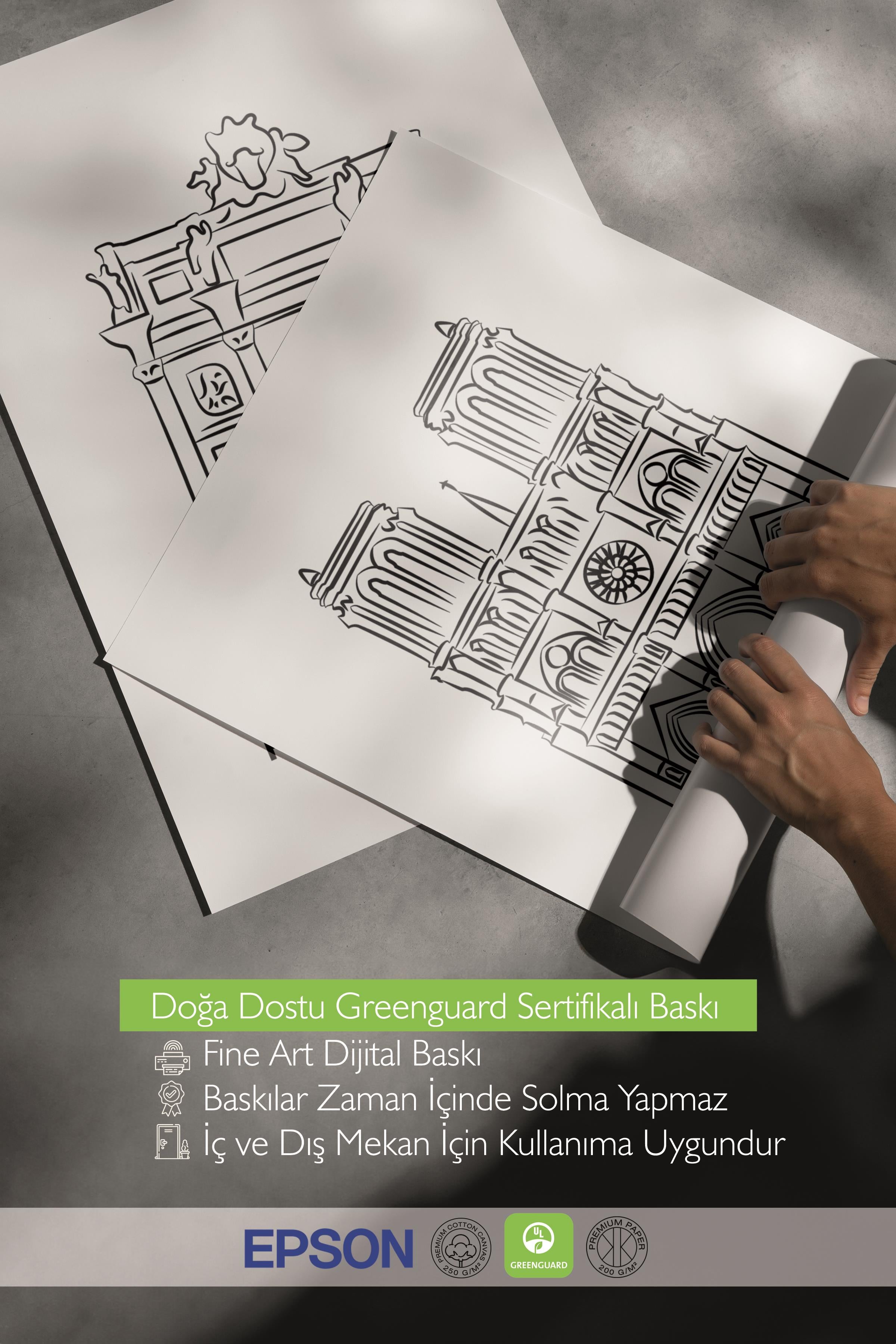 Çerçeveli Tablo Seti, 3 Adet Siyah Çerçeve ve Minimalist Çizim Temalı Poster Seti, No:300544