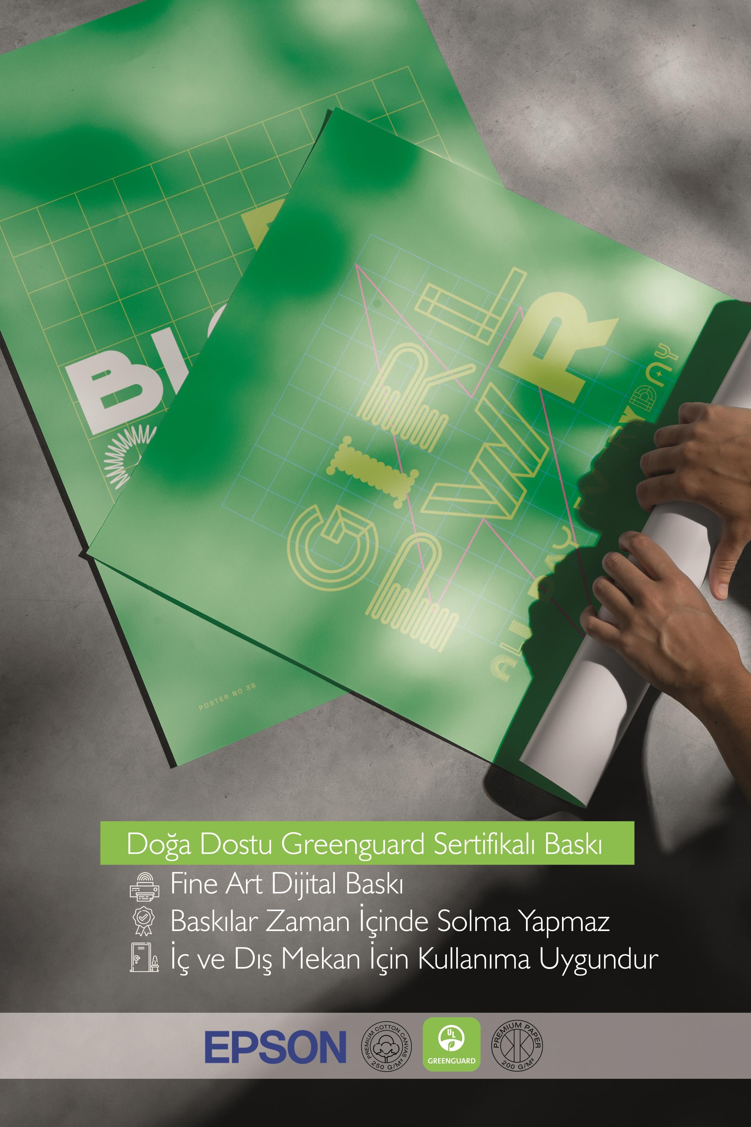 Çerçeveli Tablo Seti, 3 Adet Siyah Çerçeve ve Renkli Yazı Sanatı Temalı Poster Seti, No:300569