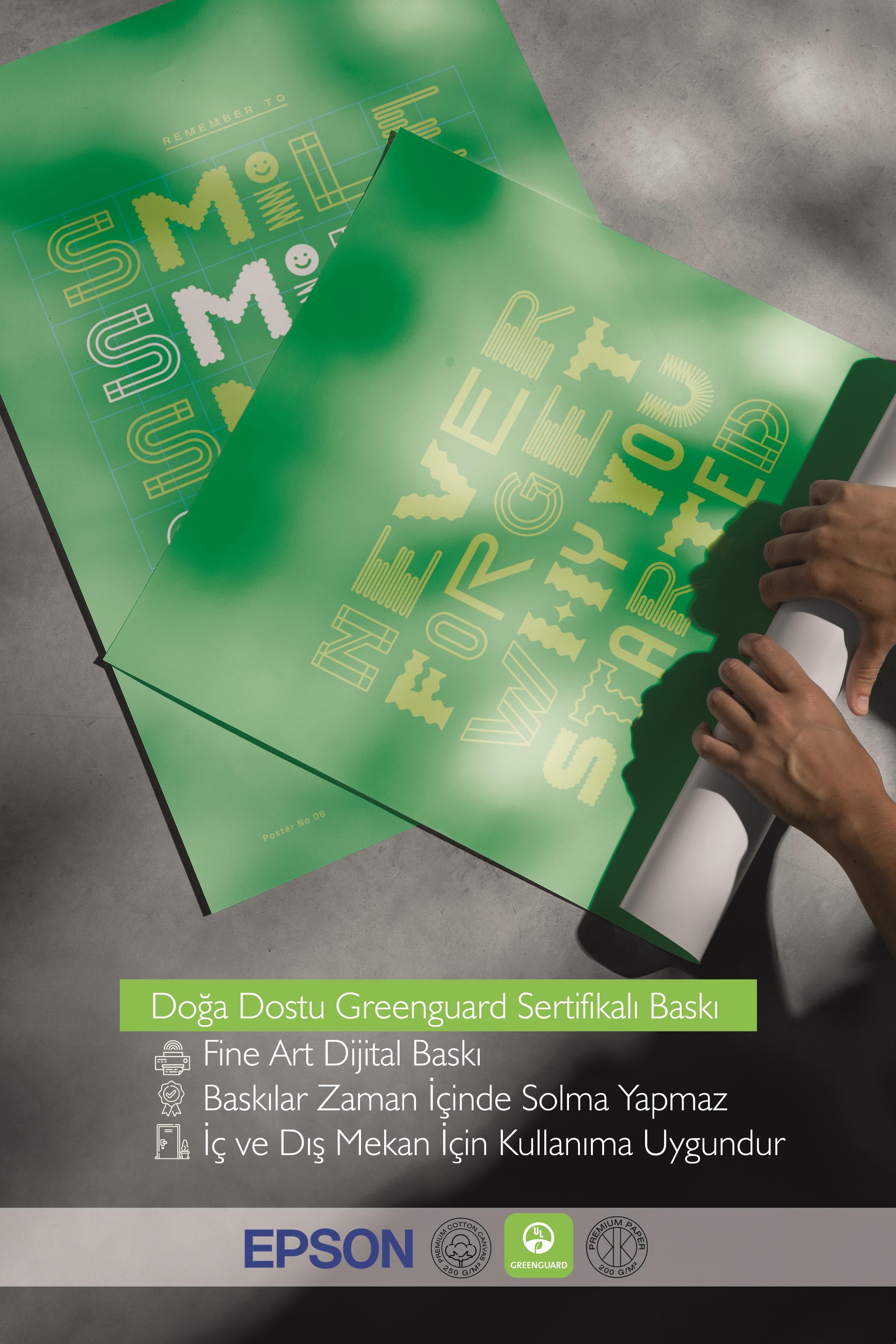 Çerçeveli Tablo Seti, 3 Adet Siyah Çerçeve ve Renkli Yazı Sanatı Temalı Poster Seti, No:300572