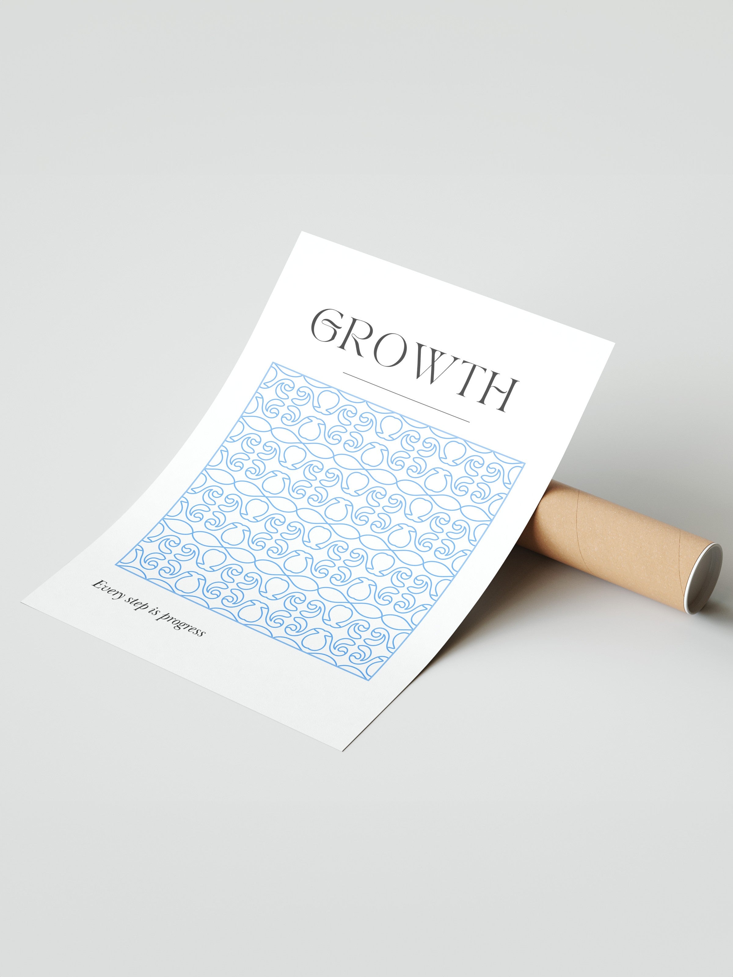 Çerçevesiz Duvar Posteri, Desen,, illüstrasyon, Minimalist, Mavi, Beyaz Renk Poster, 2025 Yaz Seçkisi, NO:109844