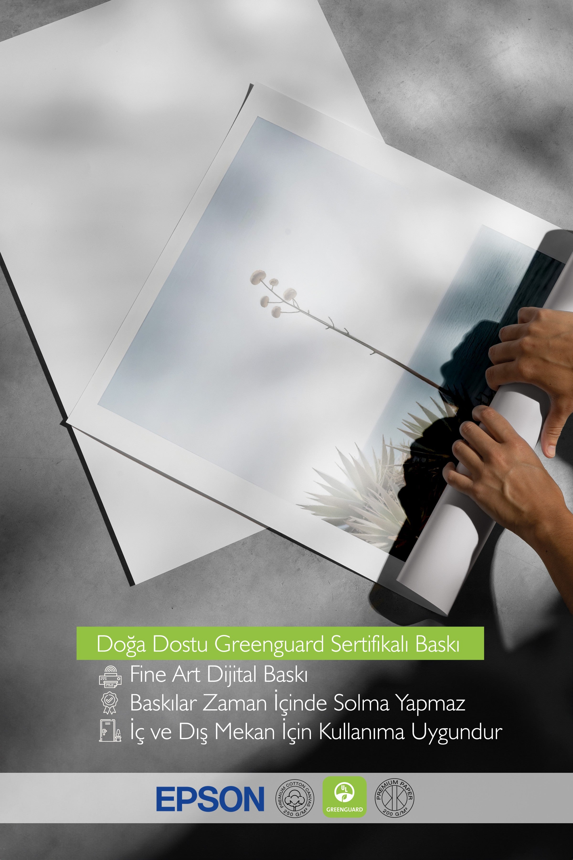 Çerçevesiz Duvar Posteri, Plajın Yakın Planı, Fotoğraf, Mavi Renk Poster, 2025 Yaz Seçkisi, NO:109748