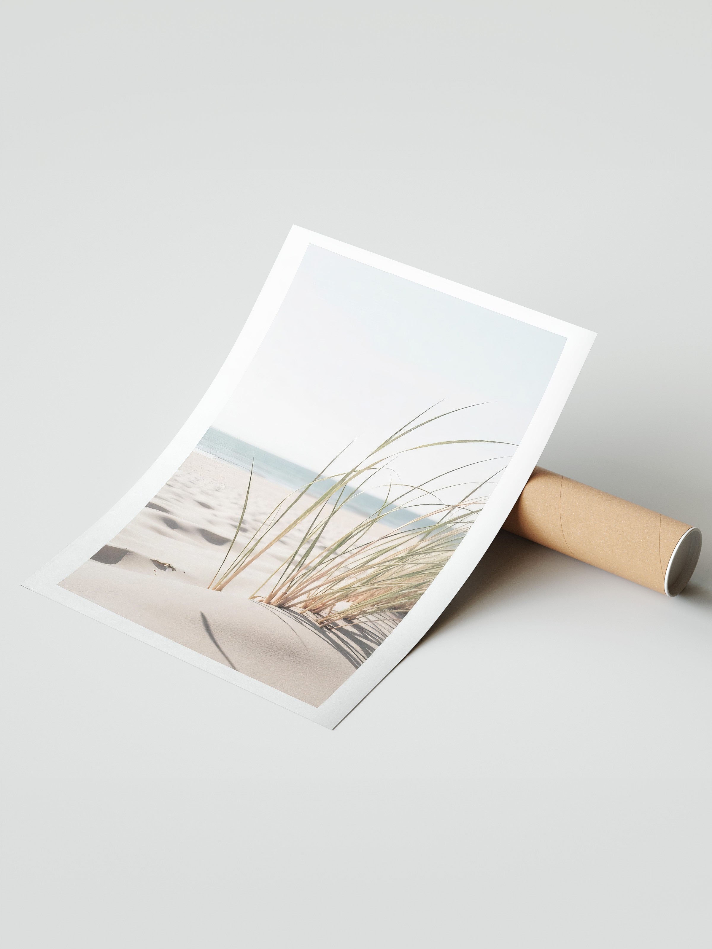 Çerçevesiz Duvar Posteri, Plajın Yakın Planı, Fotoğraf, Mavi Renk Poster, 2025 Yaz Seçkisi, NO:109751