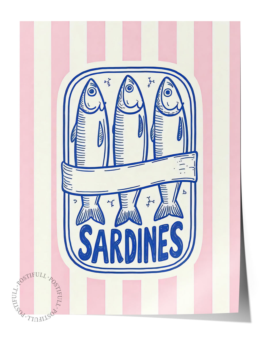 SARDINES Poster Yaz Seçkisi Çerçevesiz Poster