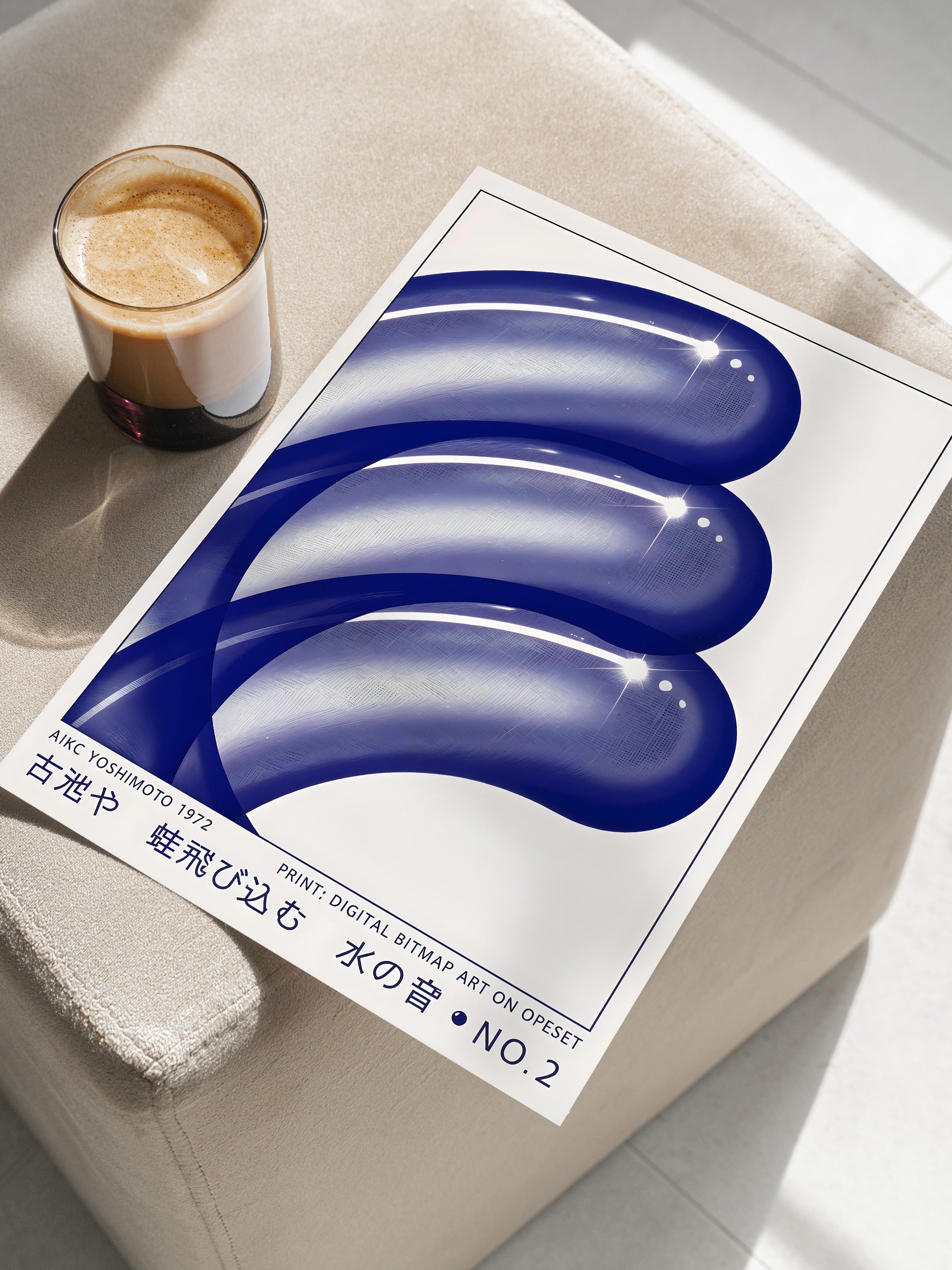 Çerçevesiz Poster, Aiko Yoshimoto - 1, Comfort Serisi Duvar Posteri, NO:108972
