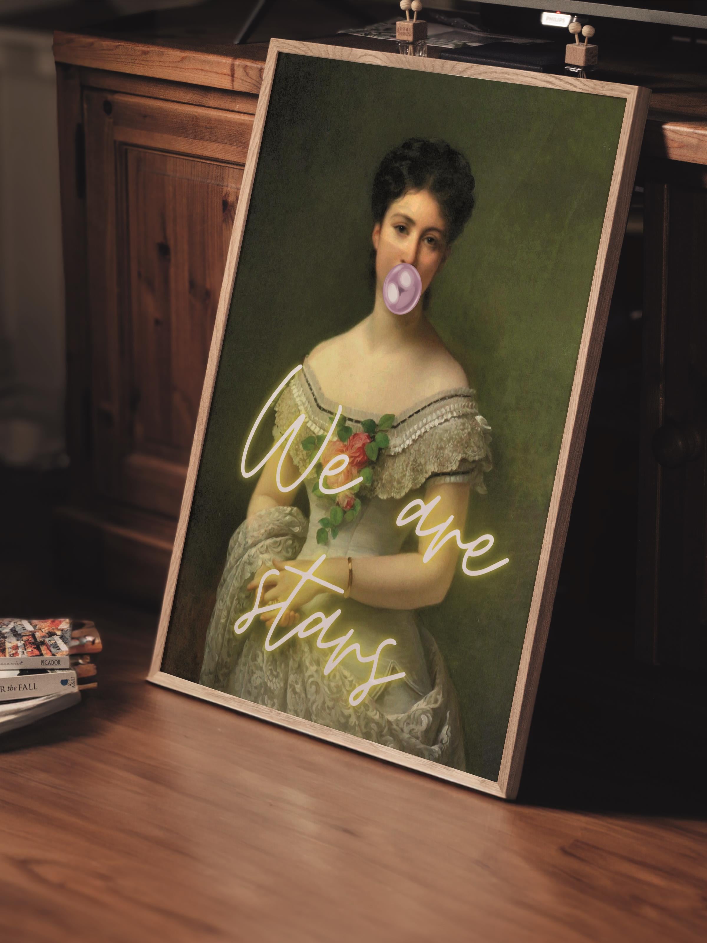 Çerçevesiz Poster Alternatif Sanat Serisi, Değiştirilmiş Sanat, Duvar Posteri, HD Baskı, Kalın Arşivsel Sanat Kağıdı