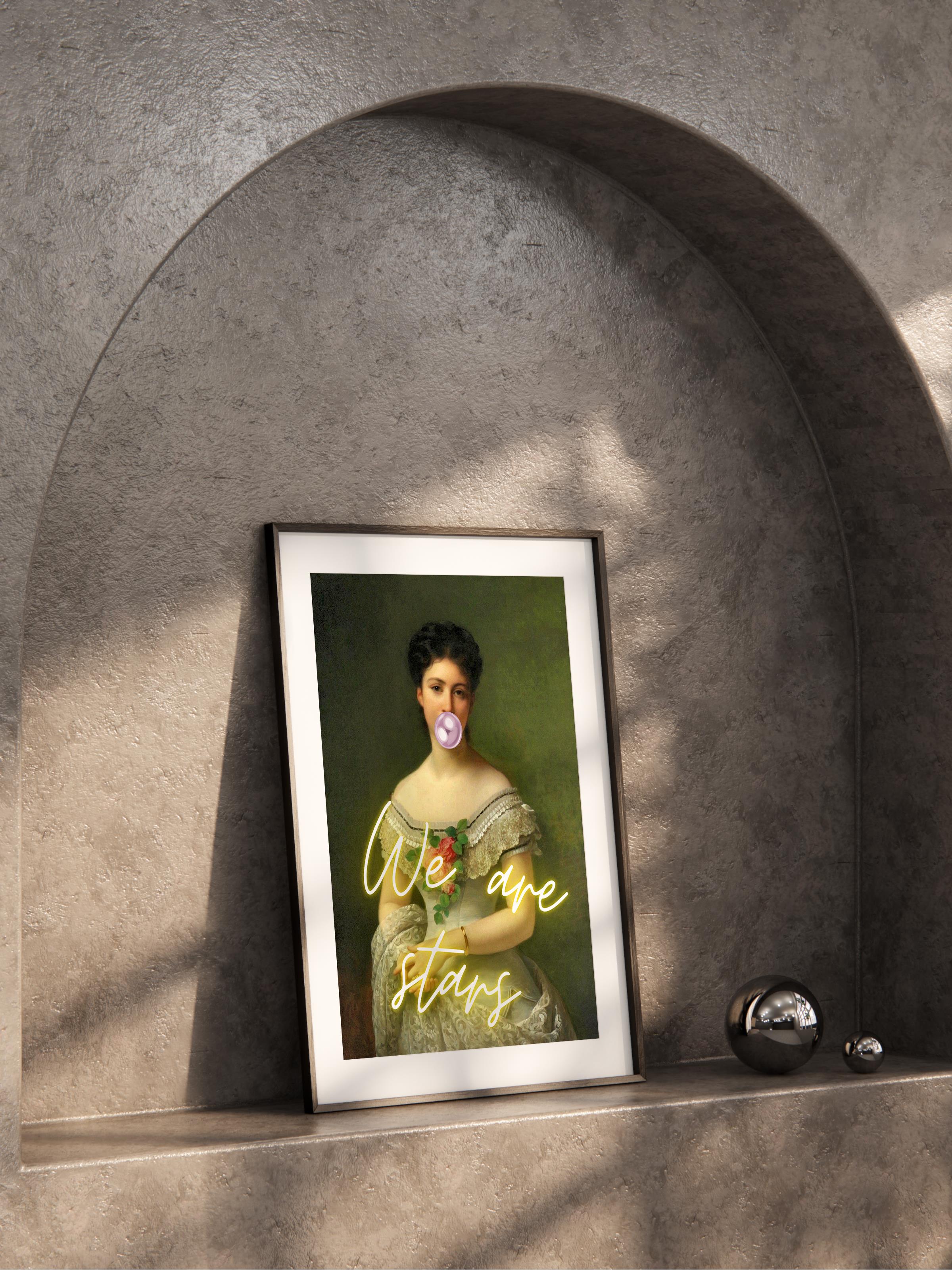 Çerçevesiz Poster Alternatif Sanat Serisi, Değiştirilmiş Sanat, Duvar Posteri, HD Baskı, Kalın Arşivsel Sanat Kağıdı