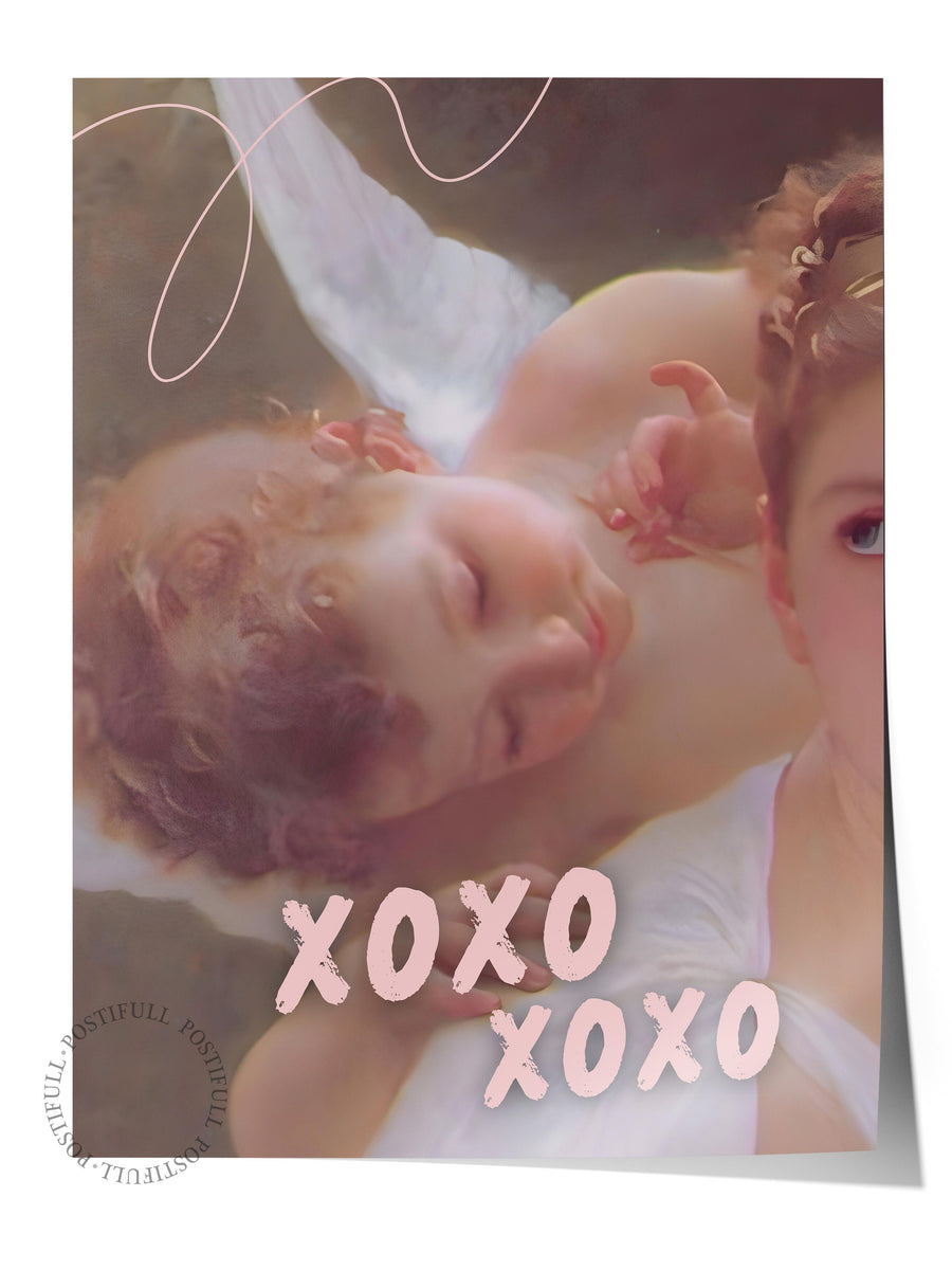 XOXO XOXO Alternatif Sanat Çerçevesiz Poster