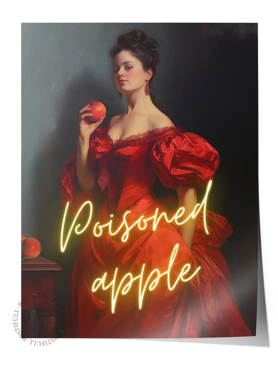 Poisoned apple Alternatif Sanat Çerçevesiz Poster