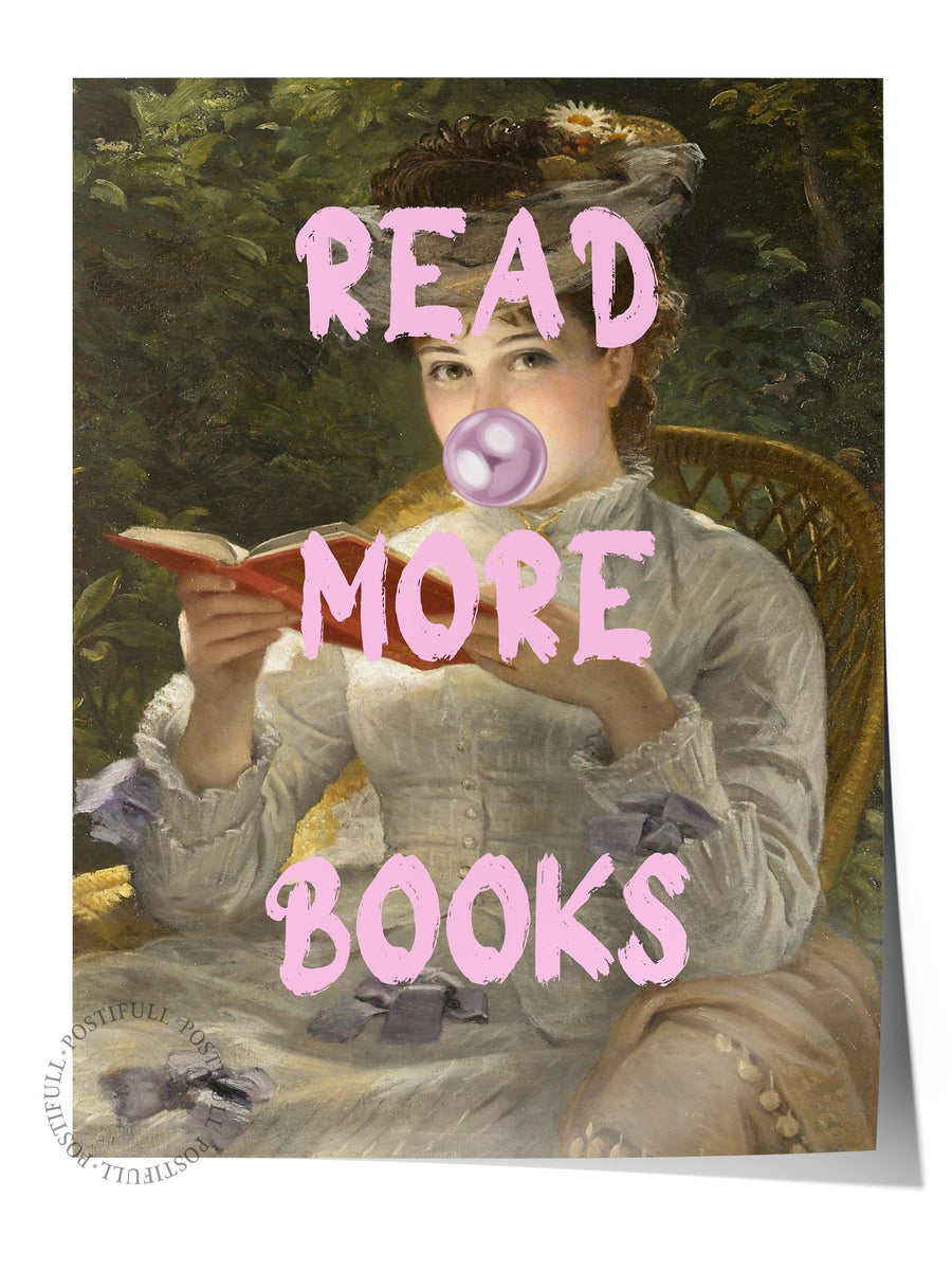 READ MORE BOOKS Çerçevesiz Poster