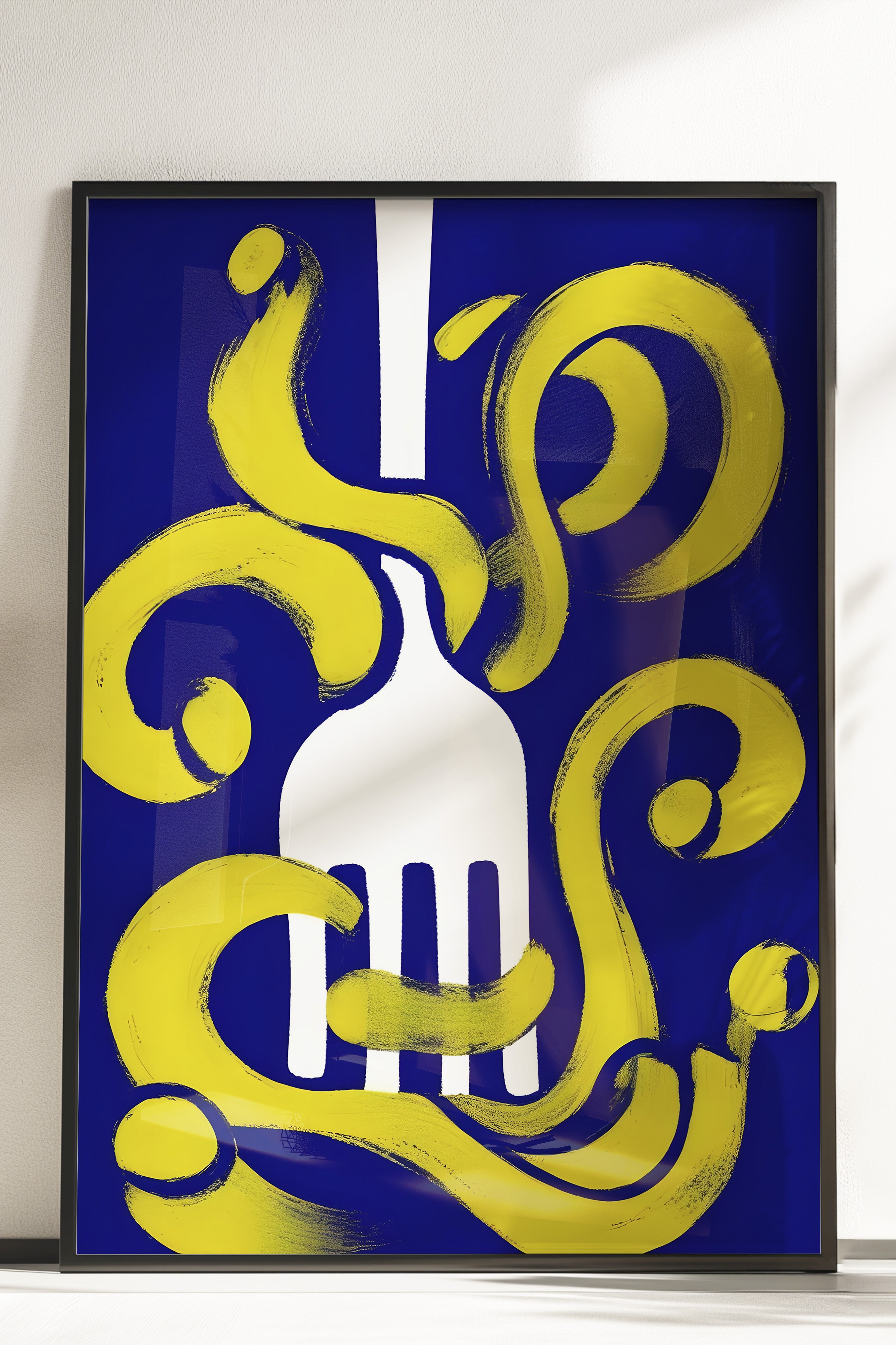 Çerçevesiz Poster, Art of Fork, Comfort Serisi Mutfak Duvar Posteri, NO:109135