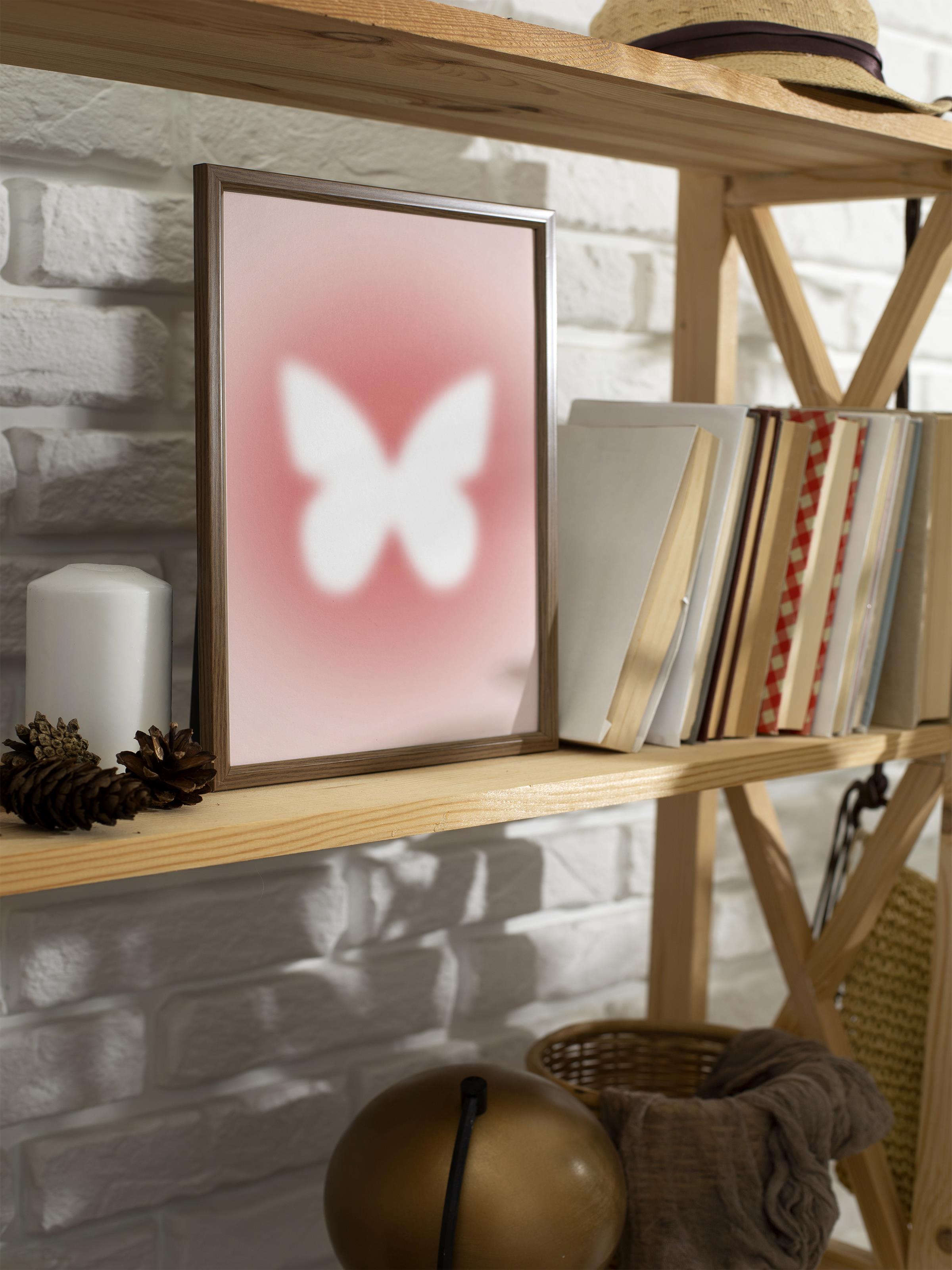 Çerçevesiz Poster, Aura Serisi NO:105 - Kırmızı Aura, Melek Numaraları, Renkli Poster