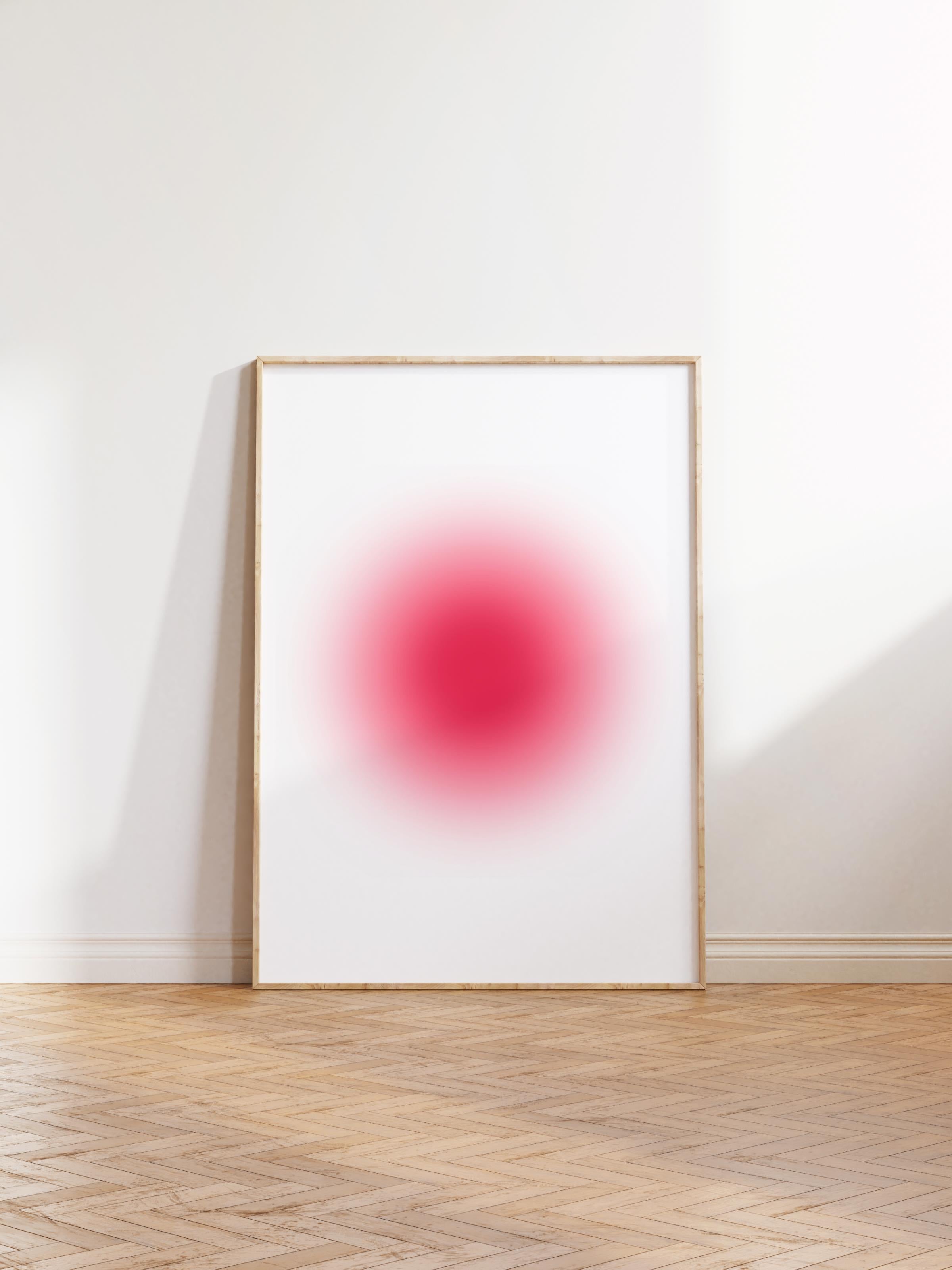 Çerçevesiz Poster, Aura Serisi NO:106 - 444 - Protection Turuncu, Melek Numaraları, Renkli Poster