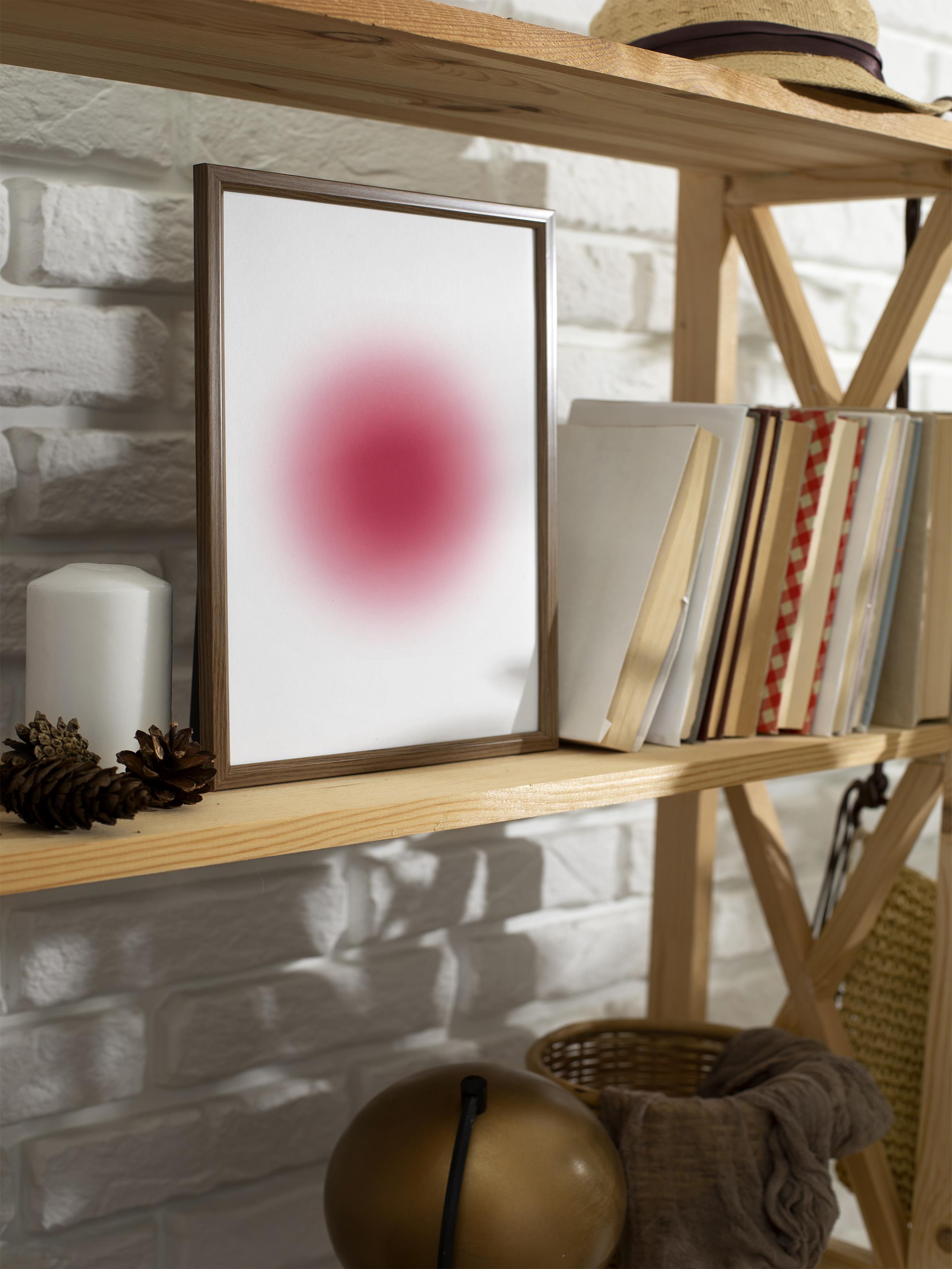 Çerçevesiz Poster, Aura Serisi NO:106 - 444 - Protection Turuncu, Melek Numaraları, Renkli Poster