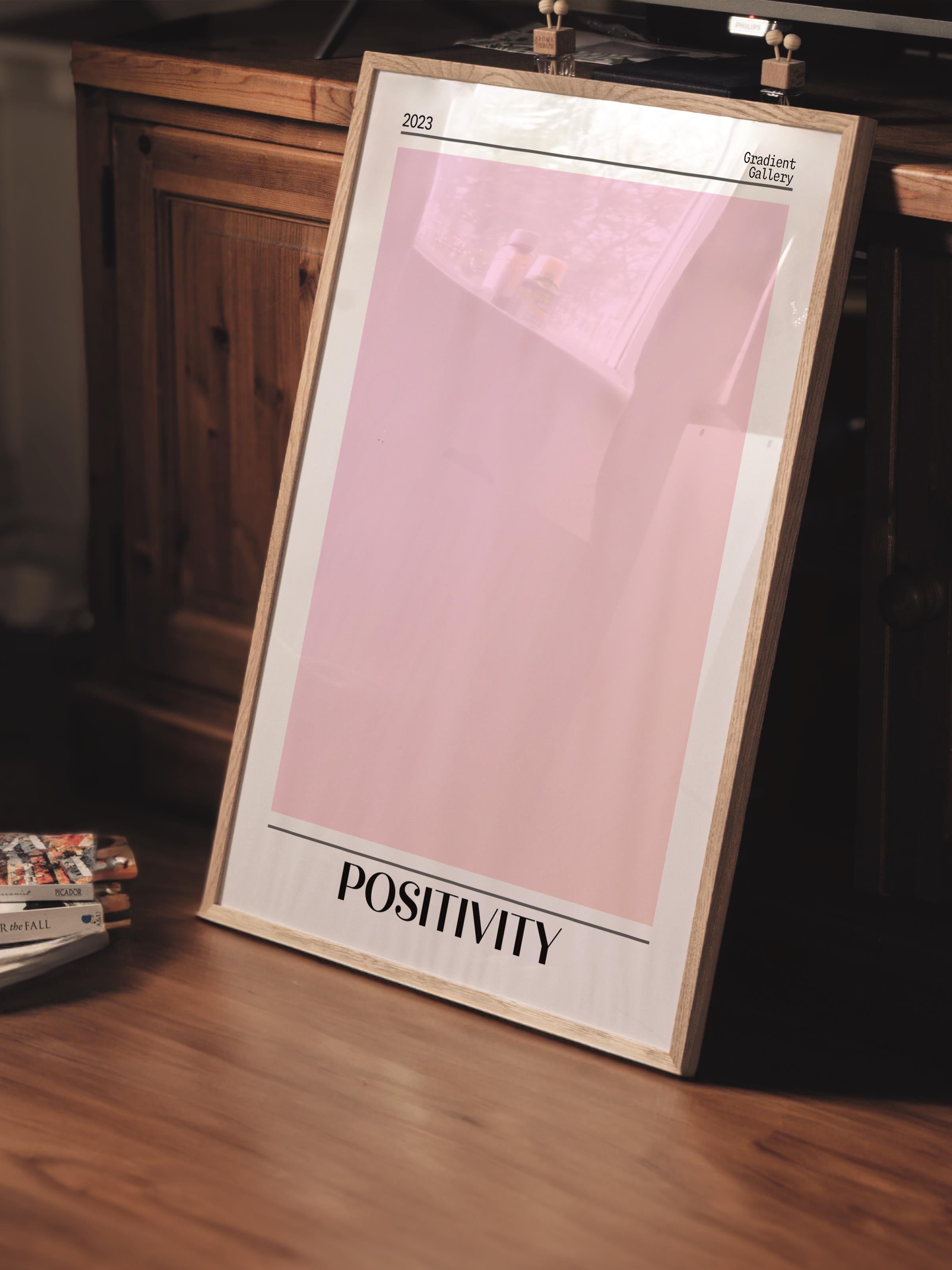 Çerçevesiz Poster, Aura Serisi NO:156 - Positivity, Melek Numaraları, Renkli Poster