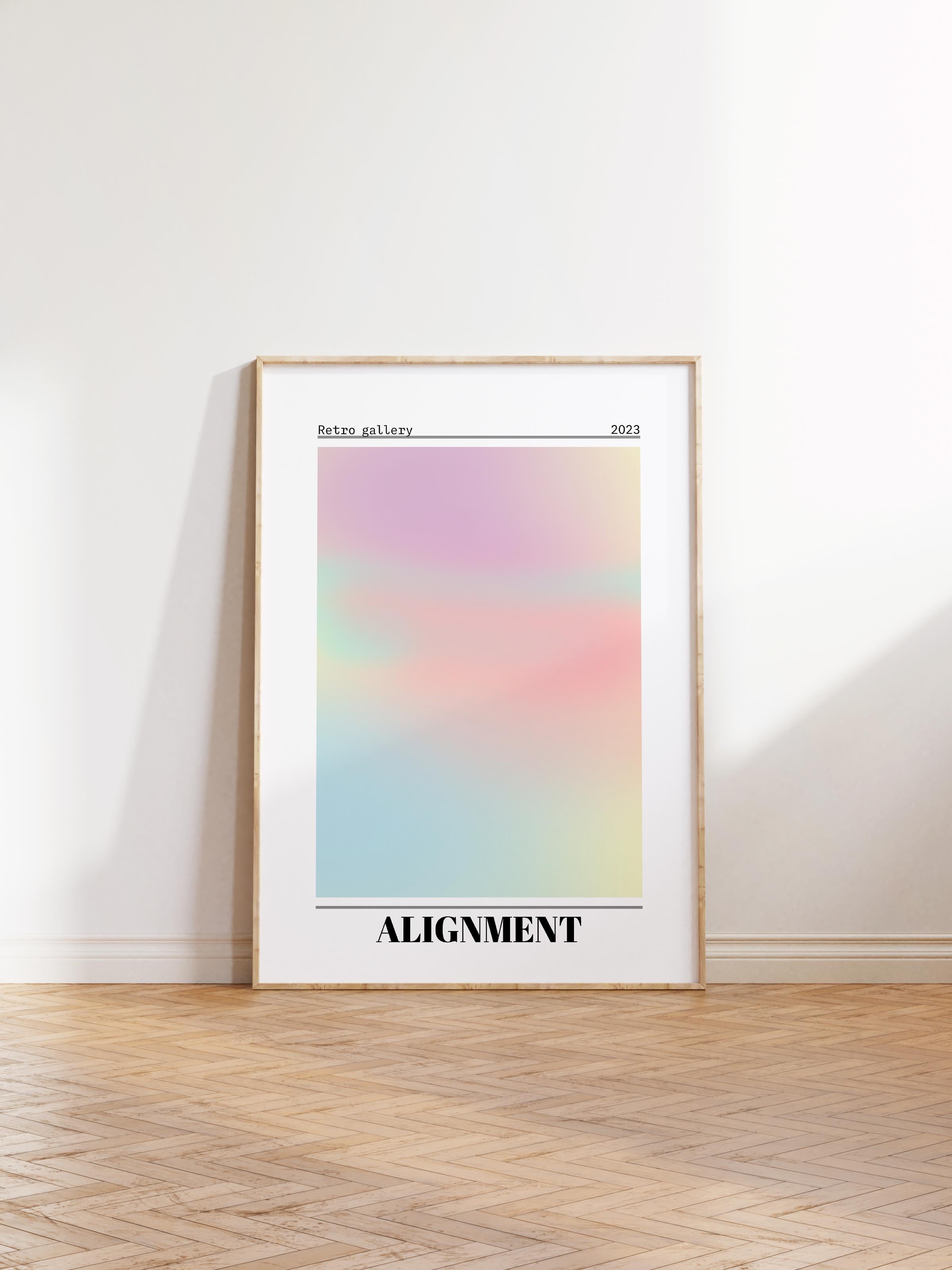 Çerçevesiz Poster, Aura Serisi NO:186 - Alignment Karışık Aura, Melek Numaraları, Renkli Poster