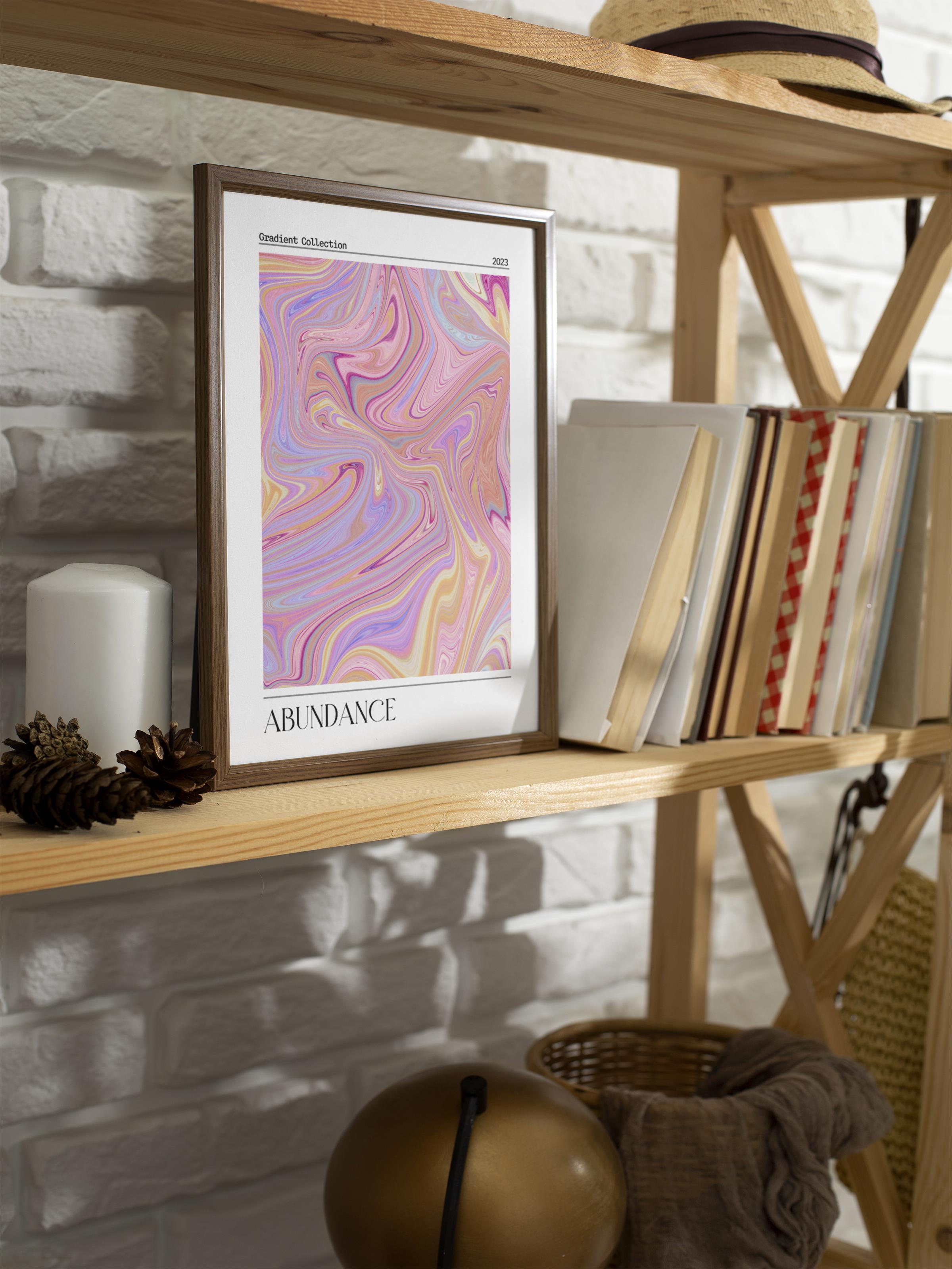 Çerçevesiz Poster, Aura Serisi NO:188 - Renkli Aura, Melek Numaraları, Renkli Poster