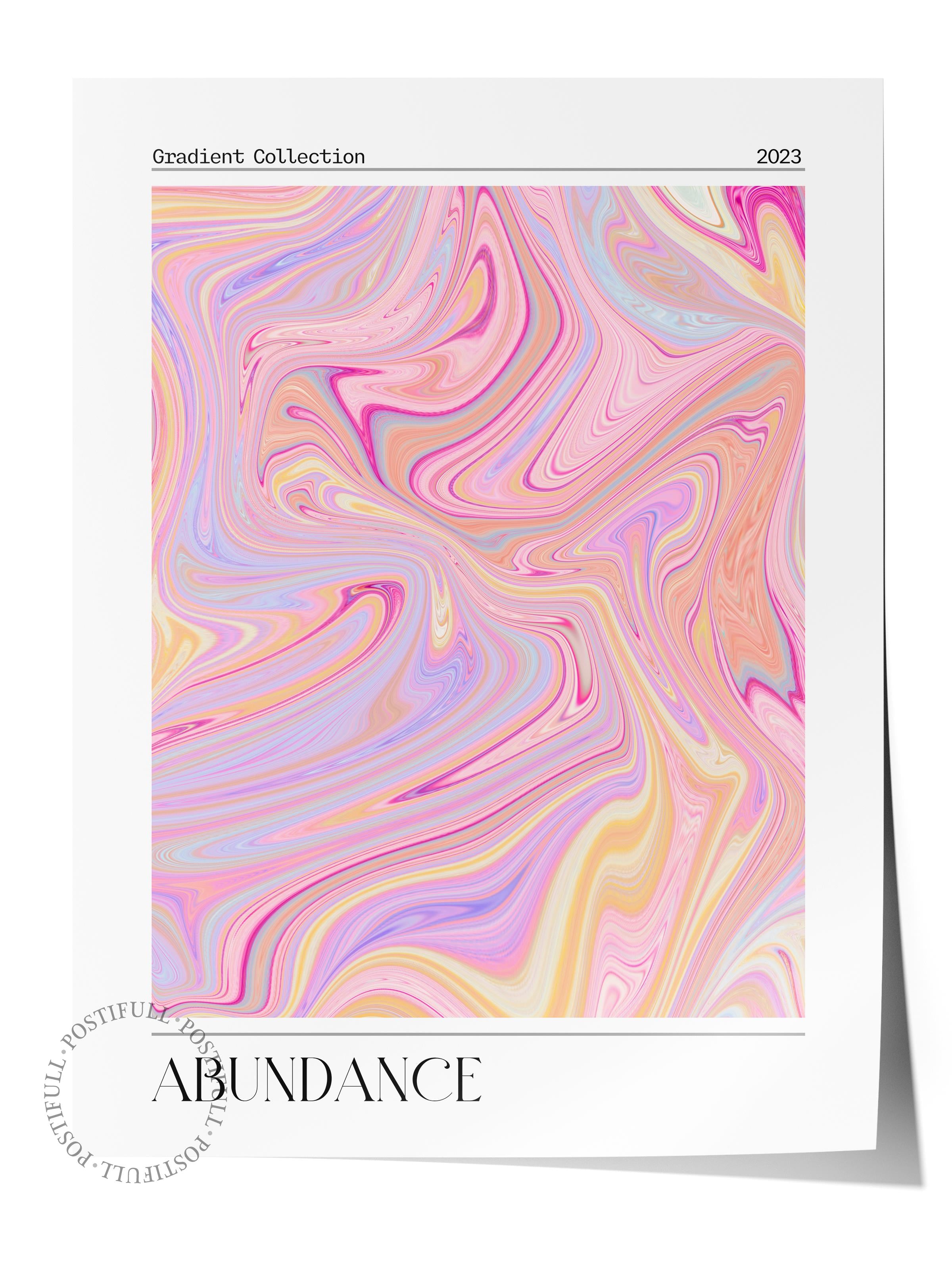 Çerçevesiz Poster, Aura Serisi NO:188 - Renkli Aura, Melek Numaraları, Renkli Poster