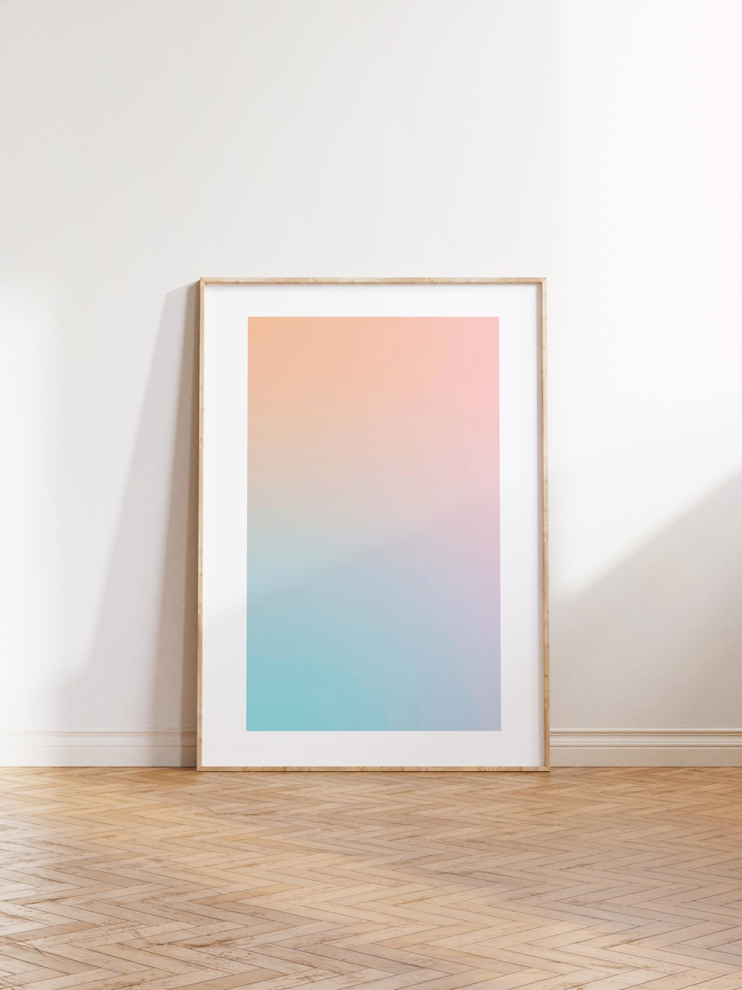 Çerçevesiz Poster, Aura Serisi NO:35 - Karışık Aura, Melek Numaraları, Renkli Poster