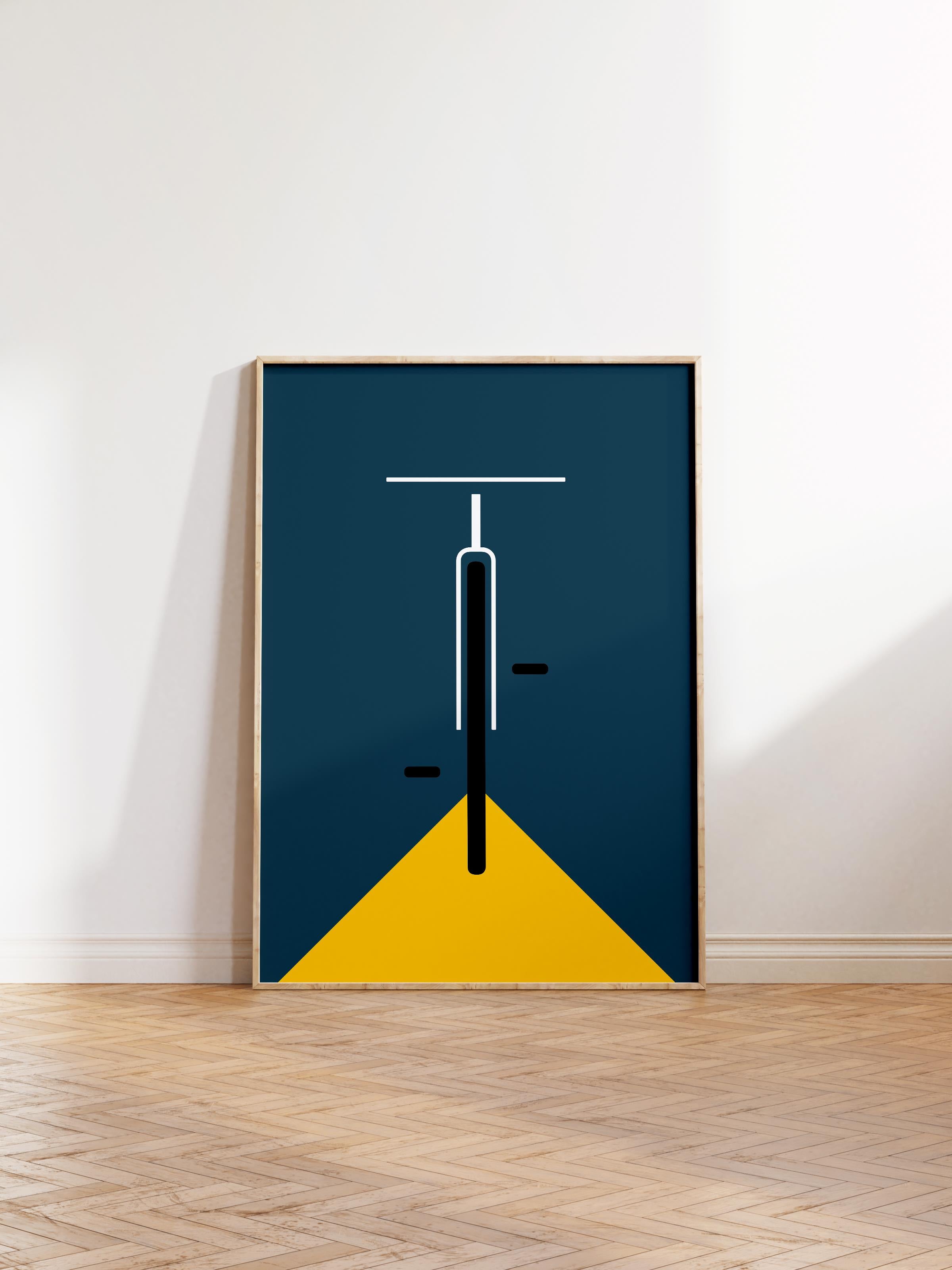 Çerçevesiz Poster, Bauhaus Serisi, Renkli Duvar Posteri, Duvar Dekoru, HD Baskı, Kalın Arşivsel Sanat Kağıdı