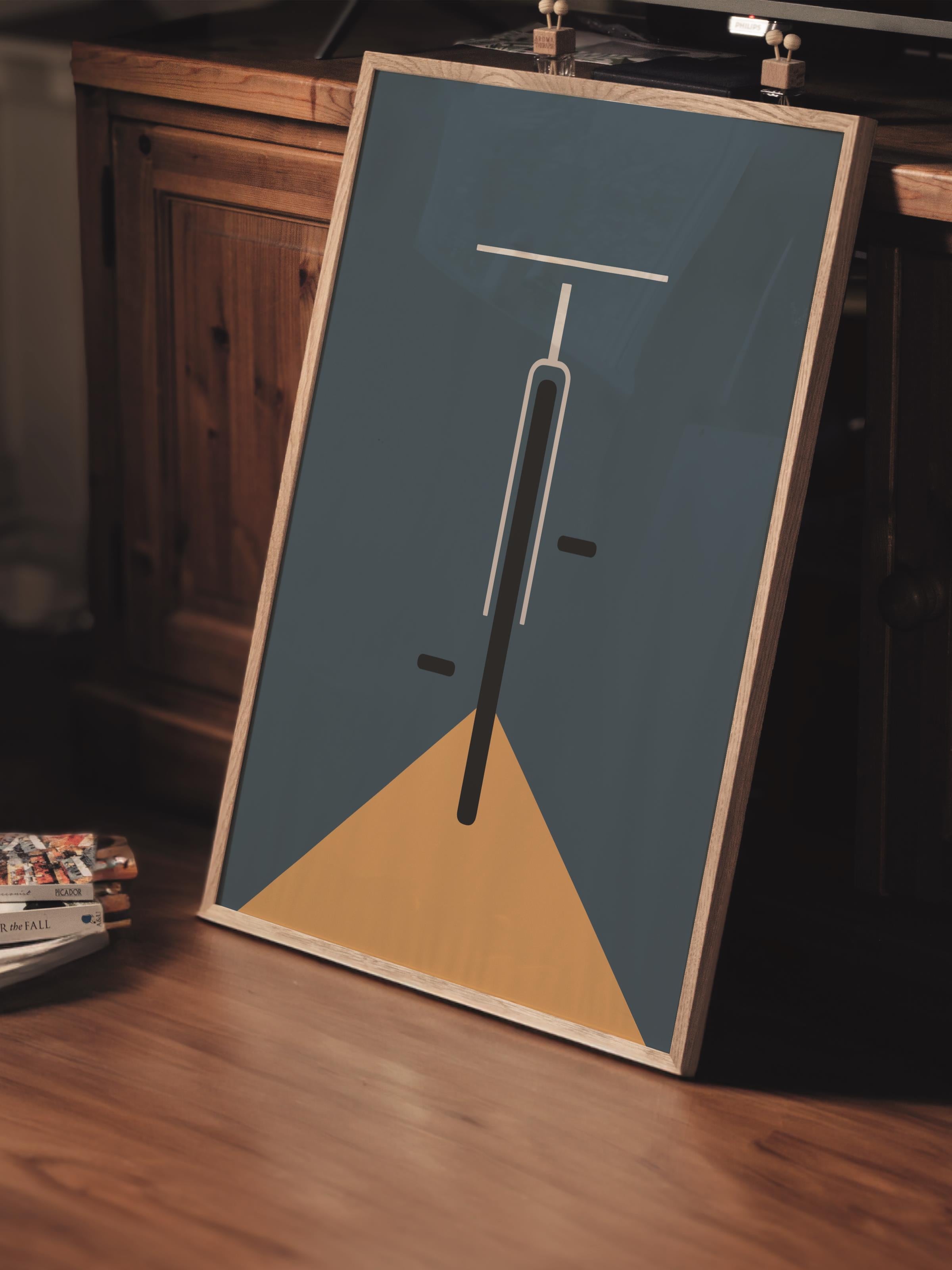 Çerçevesiz Poster, Bauhaus Serisi, Renkli Duvar Posteri, Duvar Dekoru, HD Baskı, Kalın Arşivsel Sanat Kağıdı