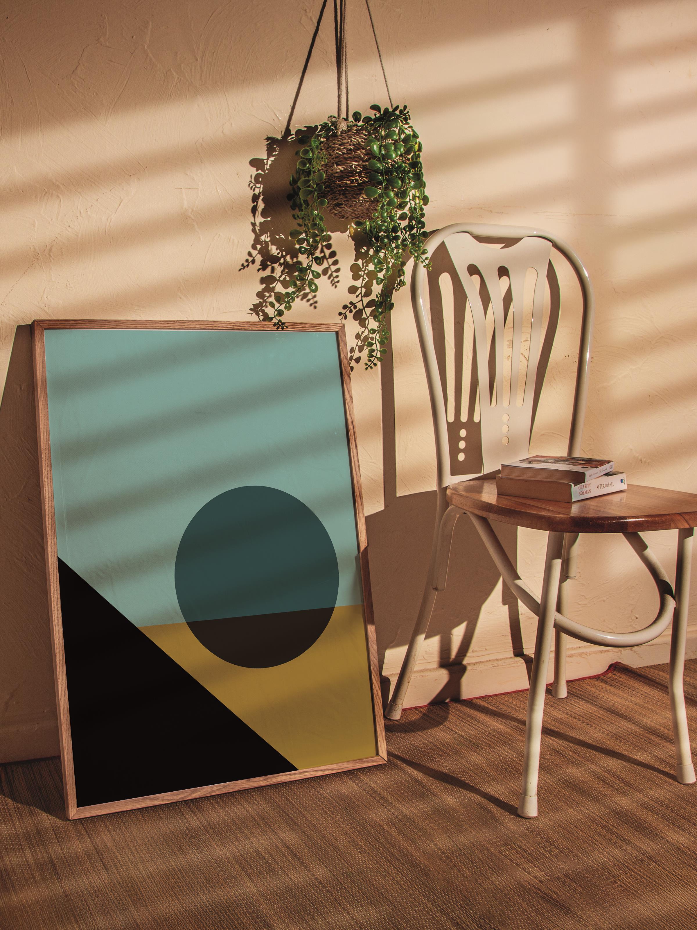 Çerçevesiz Poster, Bauhaus Serisi, Renkli Duvar Posteri, Duvar Dekoru, HD Baskı, Kalın Arşivsel Sanat Kağıdı