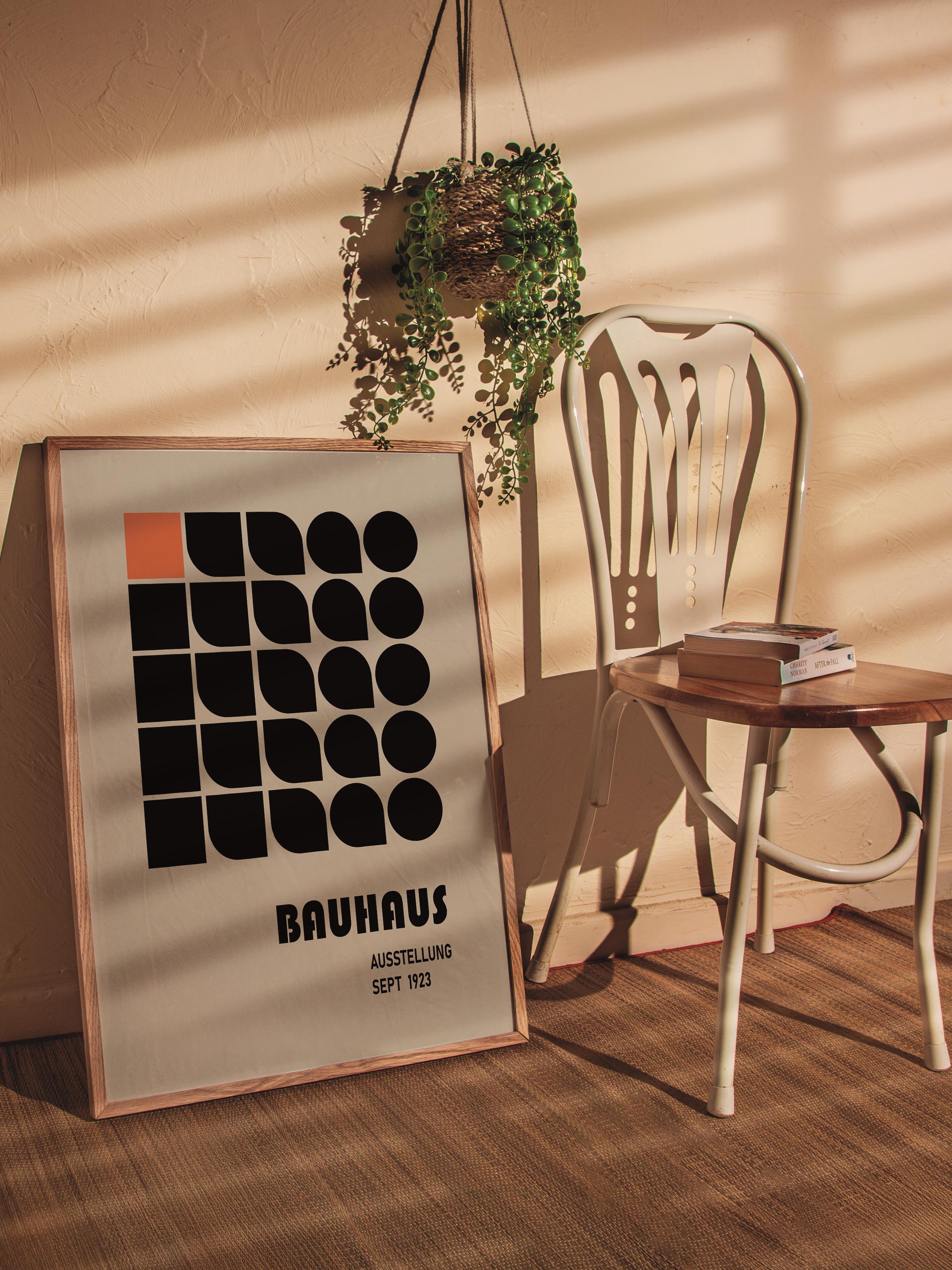 Çerçevesiz Poster, Bauhaus Serisi, Renkli Duvar Posteri, Duvar Dekoru, HD Baskı, Kalın Arşivsel Sanat Kağıdı