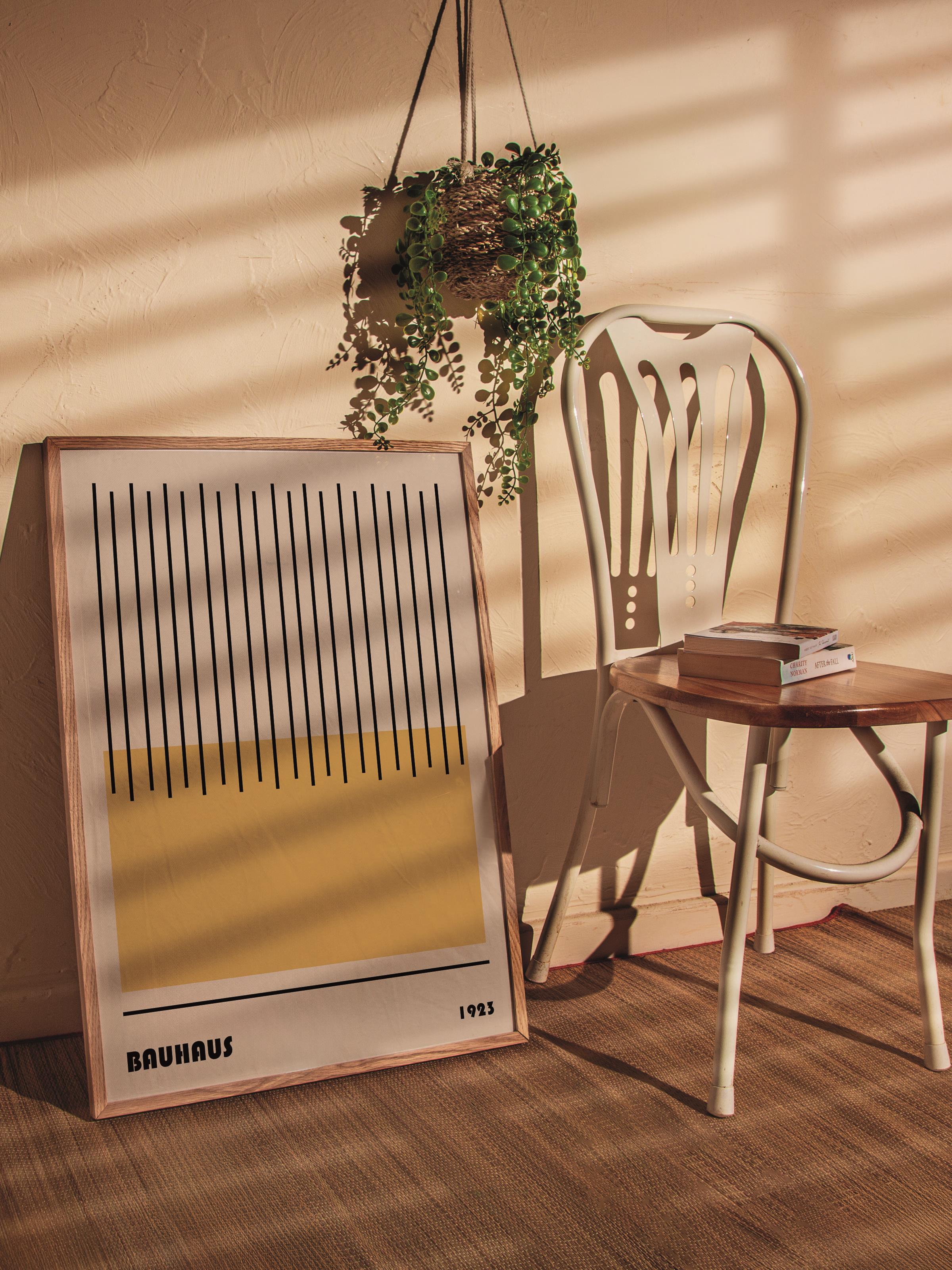 Çerçevesiz Poster, Bauhaus Serisi, Renkli Duvar Posteri, Duvar Dekoru, HD Baskı, Kalın Arşivsel Sanat Kağıdı