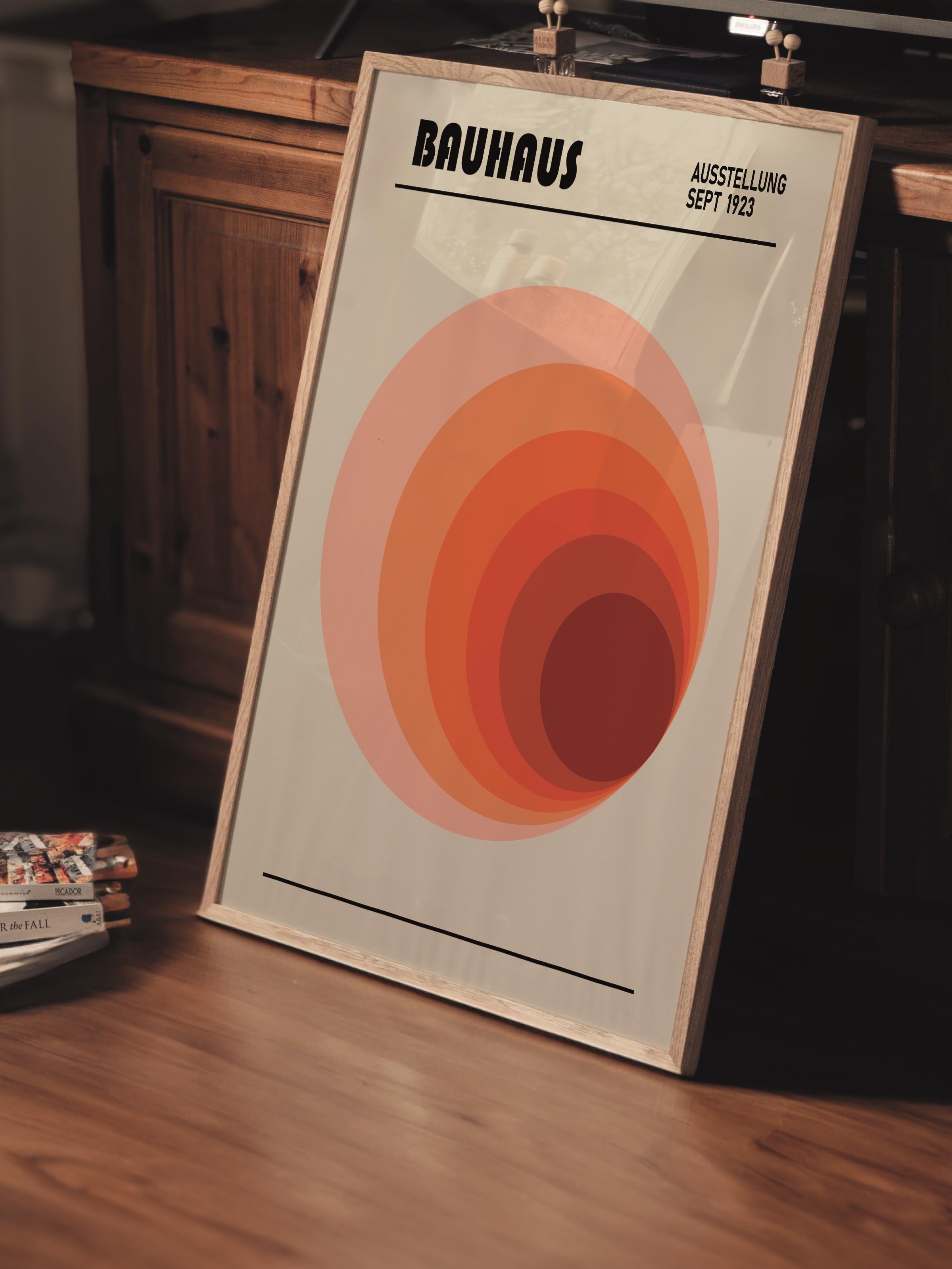 Çerçevesiz Poster, Bauhaus Serisi, Renkli Duvar Posteri, Duvar Dekoru, HD Baskı, Kalın Arşivsel Sanat Kağıdı