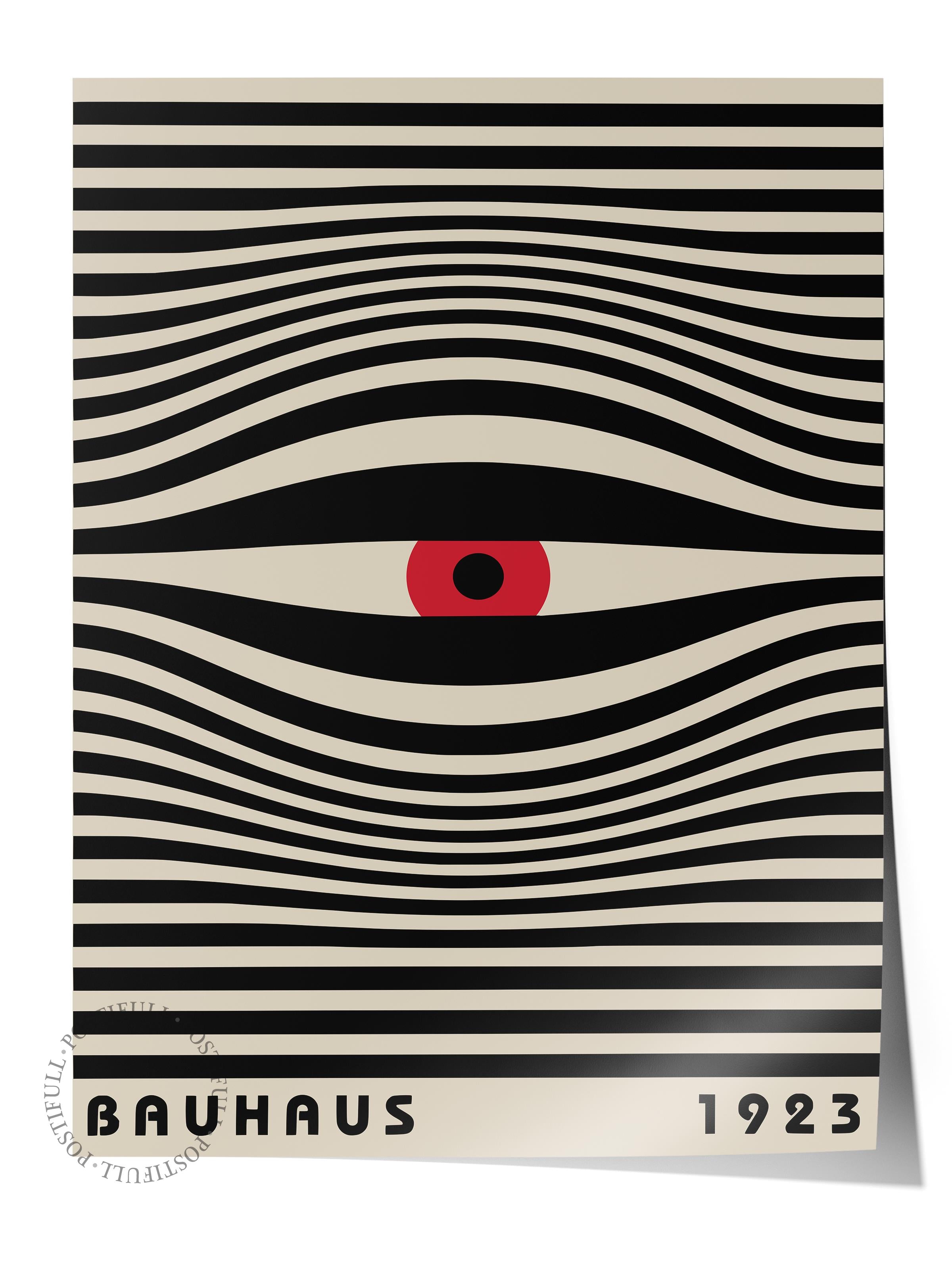 Çerçevesiz Poster, Bauhaus Serisi, Renkli Duvar Posteri, Duvar Dekoru, HD Baskı, Kalın Arşivsel Sanat Kağıdı