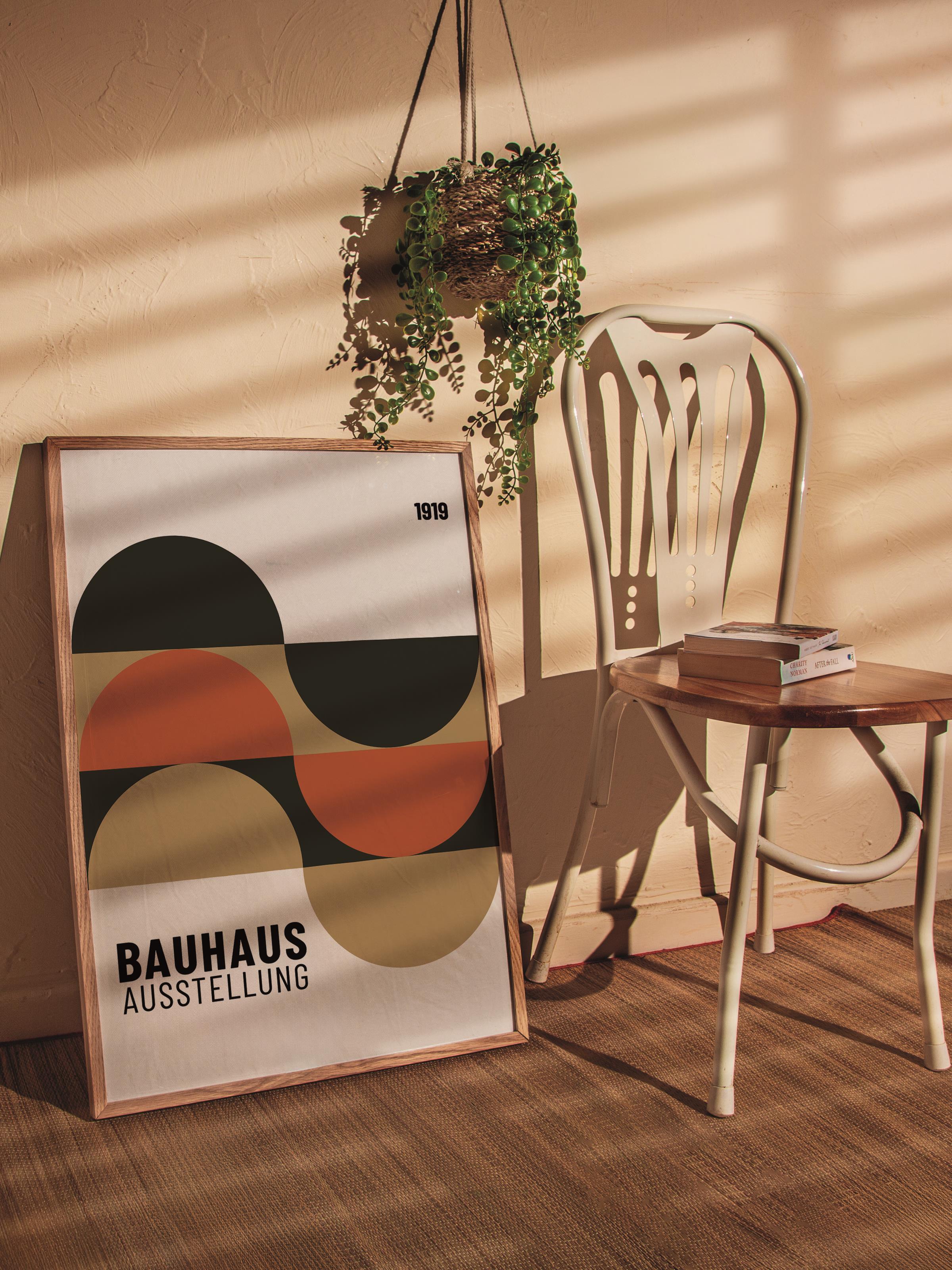 Çerçevesiz Poster, Bauhaus Serisi, Soft Duvar Posteri, Duvar Dekoru, HD Baskı, Kalın Arşivsel Sanat Kağıdı