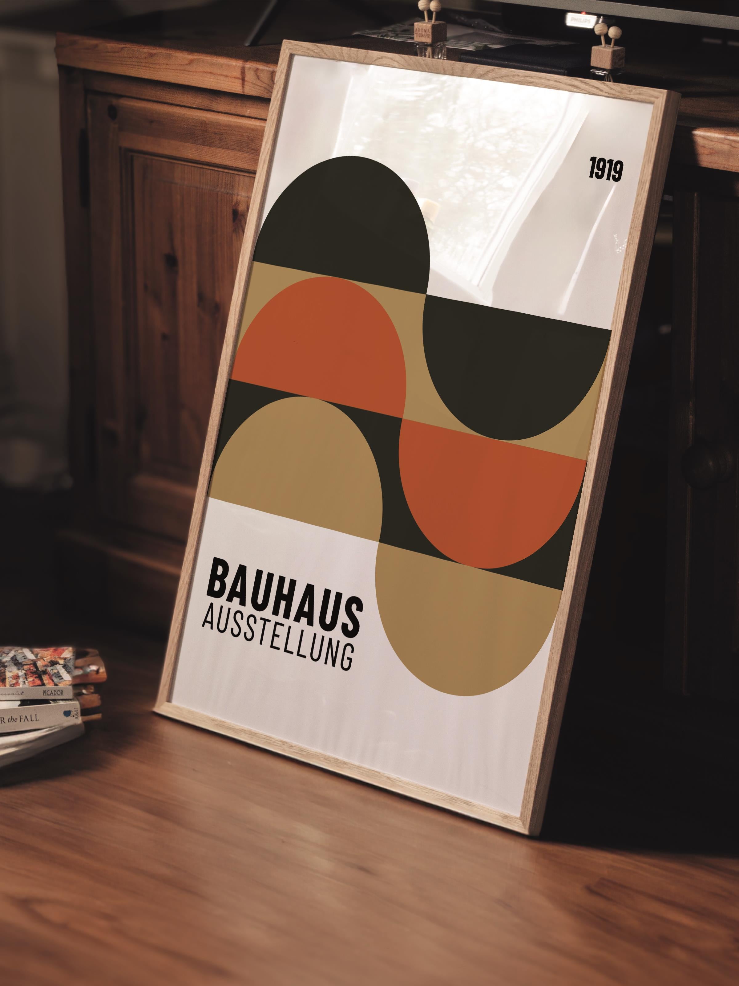 Çerçevesiz Poster, Bauhaus Serisi, Soft Duvar Posteri, Duvar Dekoru, HD Baskı, Kalın Arşivsel Sanat Kağıdı