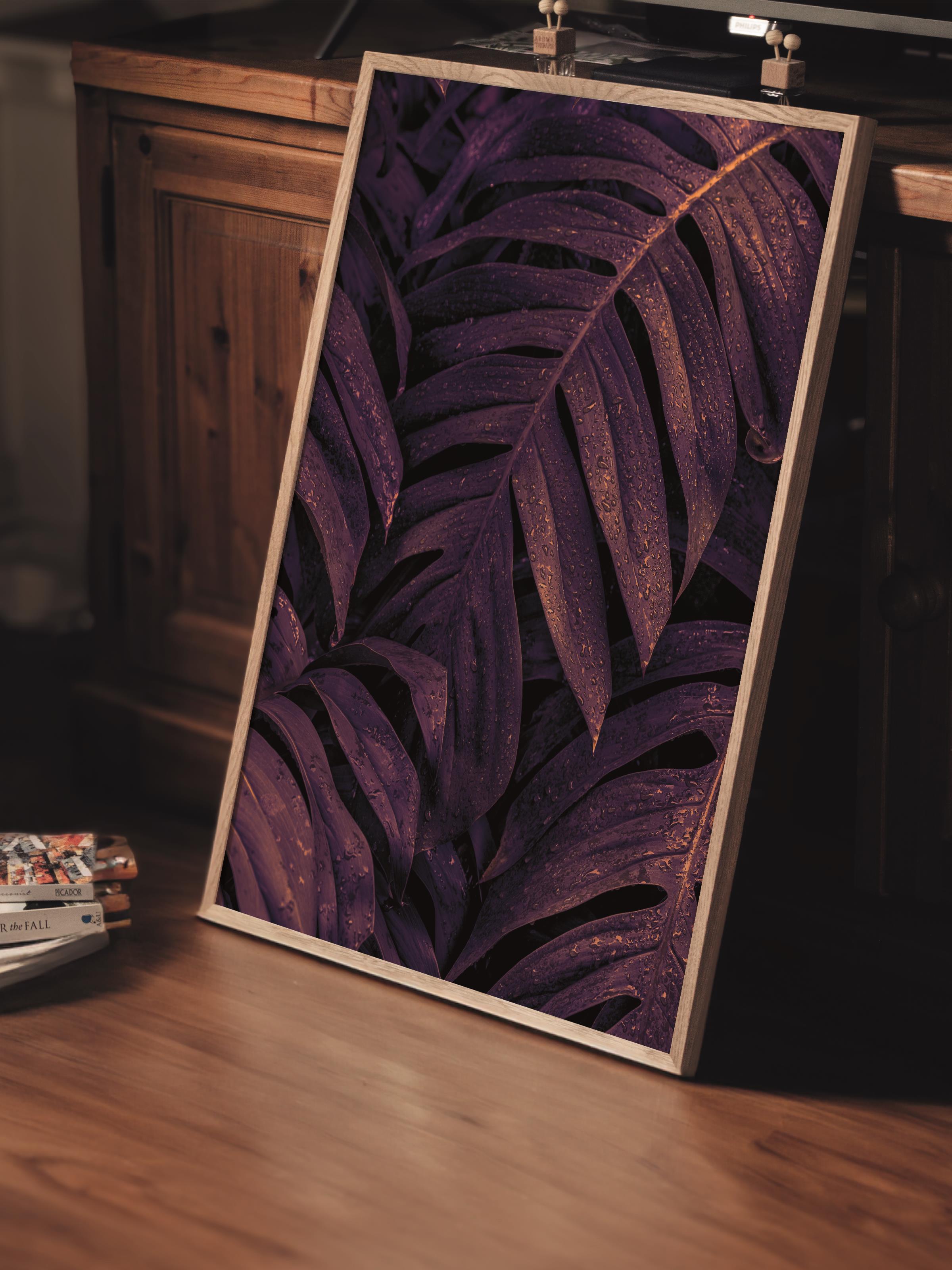 Çerçevesiz Poster, Botanik & Yaprak Tablo No:48, HD Fotoğraf, Salon, Mutfak Duvar Dekoru Poster